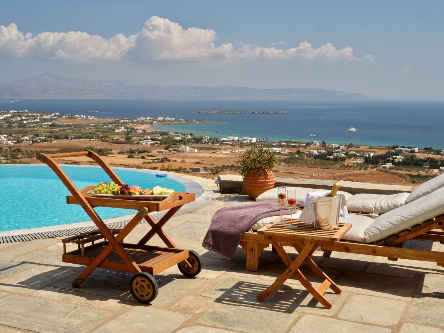 maison avec piscine à Paros villa Agnanti