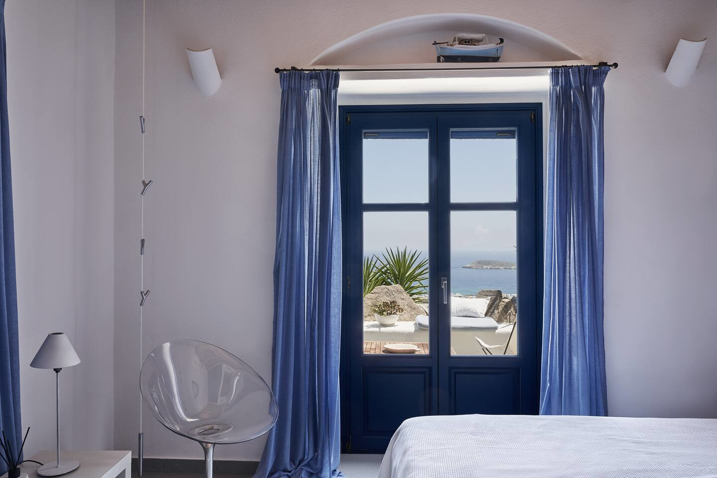 chambre vue mer villa Agnanti