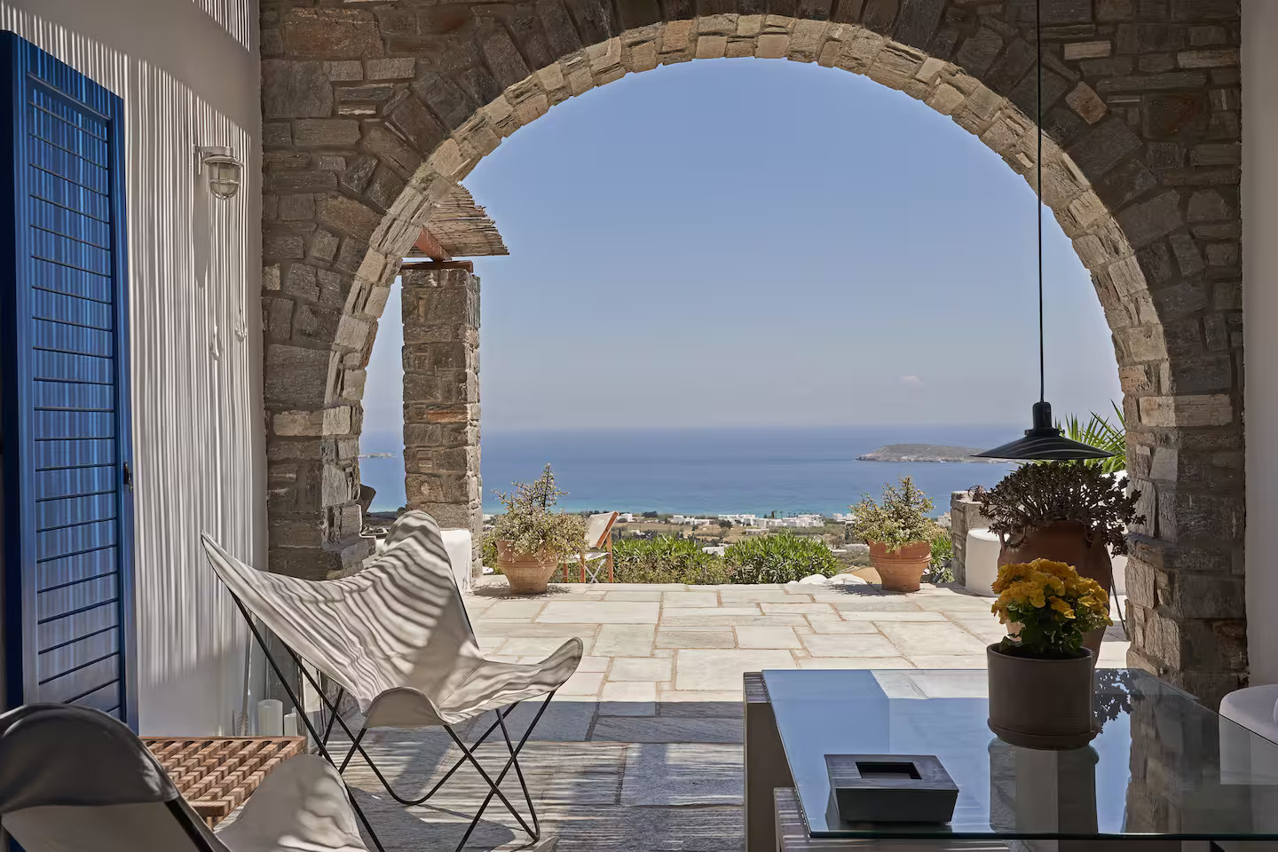 maison avec piscine à Paros villa Agnanti