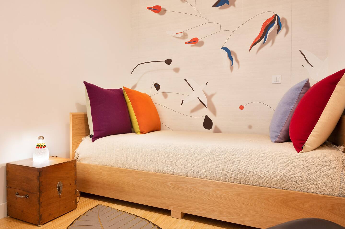 chambre décoration sixties