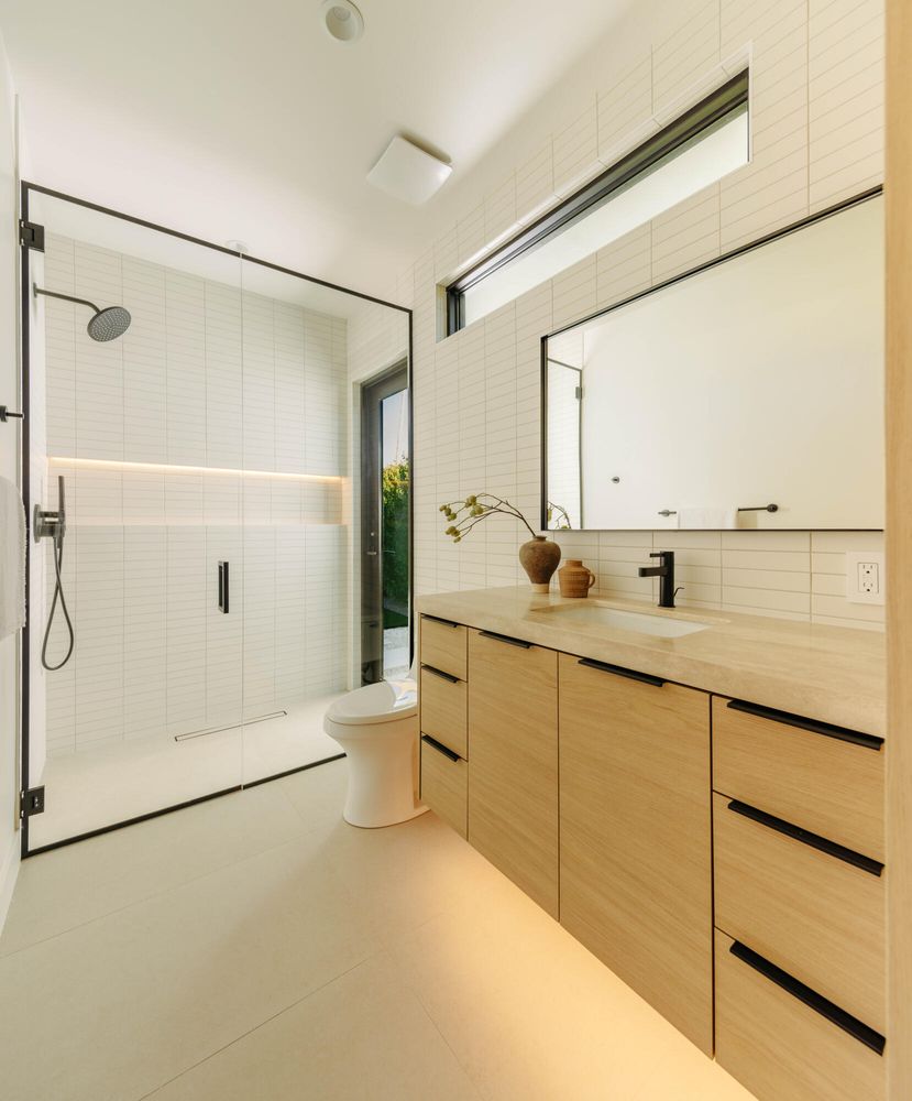 grande douche à l'italienne