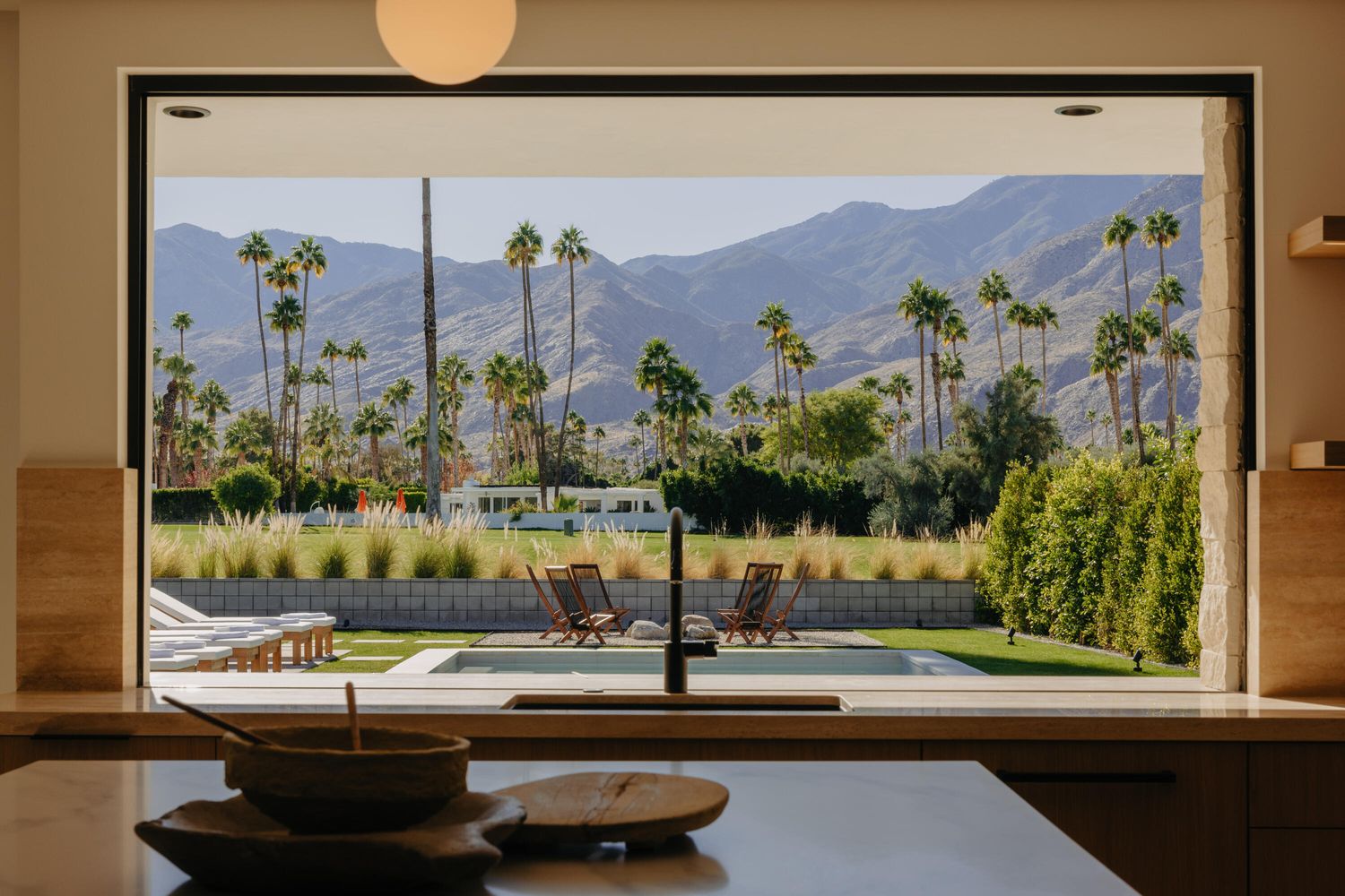 picture widow maison contemporaine Palm Springs