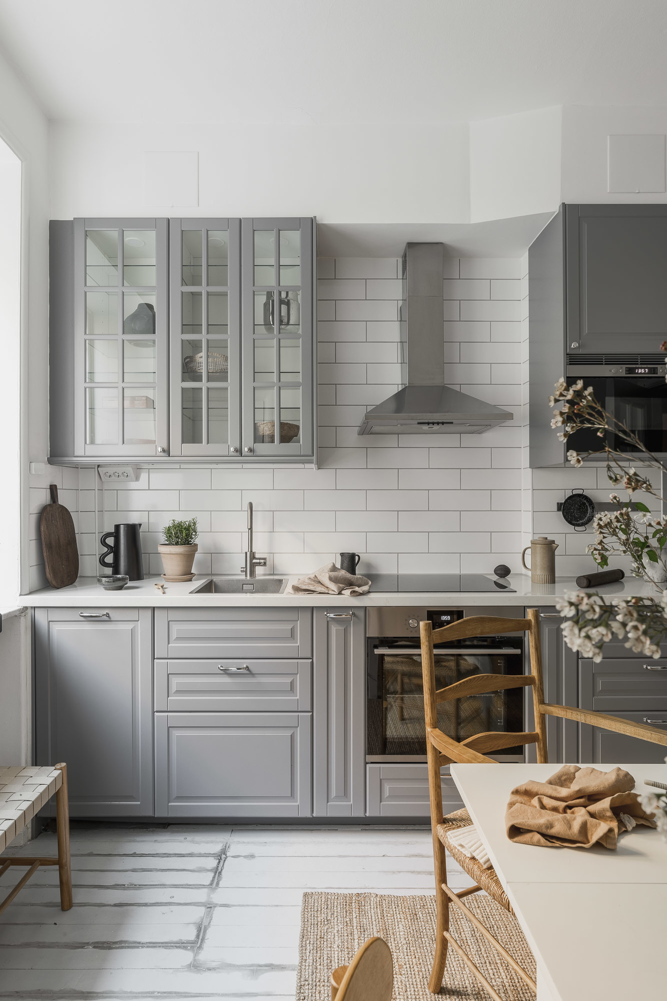 cuisine grise studio 42m2 décoration scandinave cuisine grise studio 42m2 décoration scandinave
