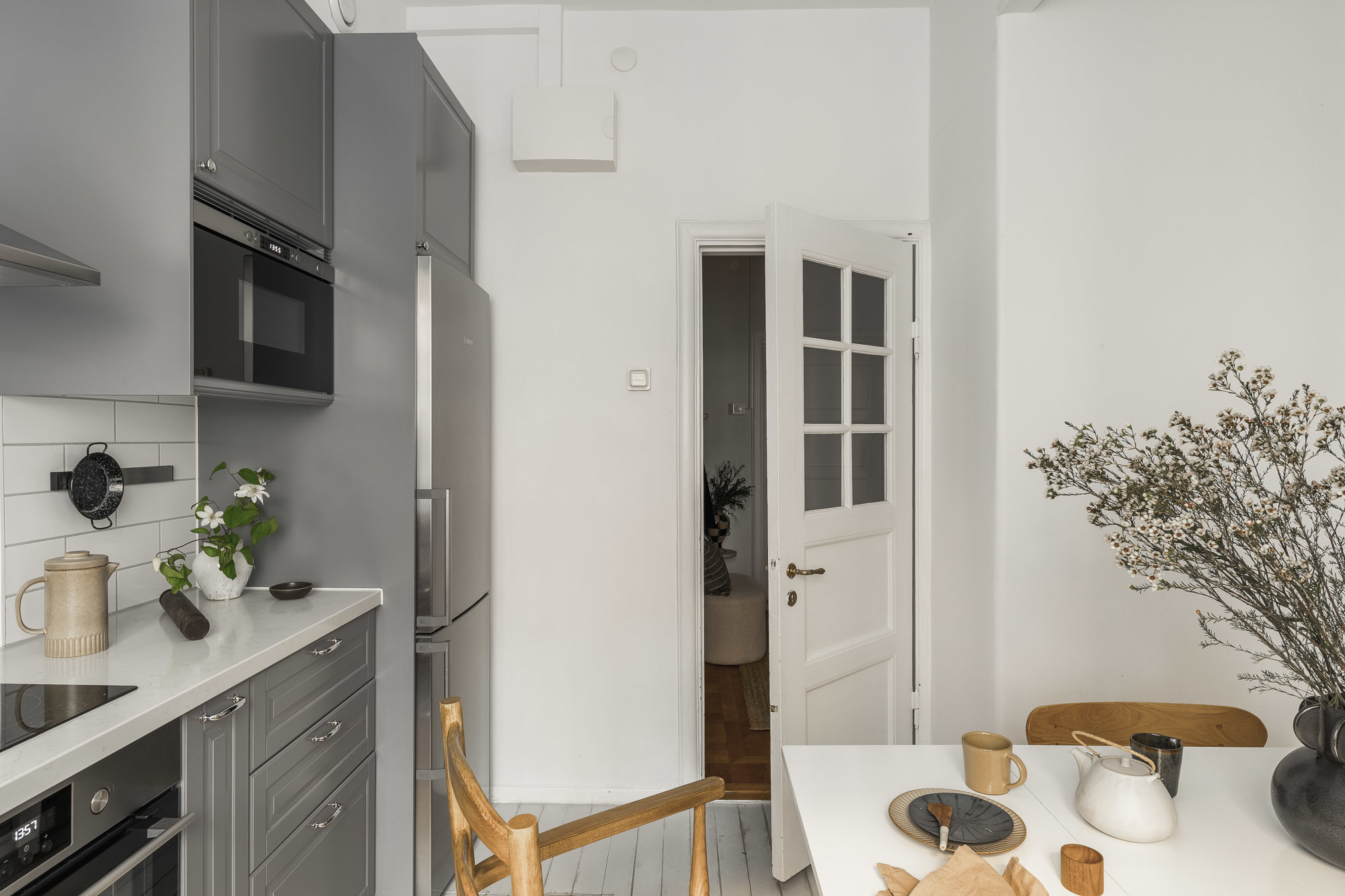cuisine grise studio 42m2 décoration scandinave cuisine grise studio 42m2 décoration scandinave