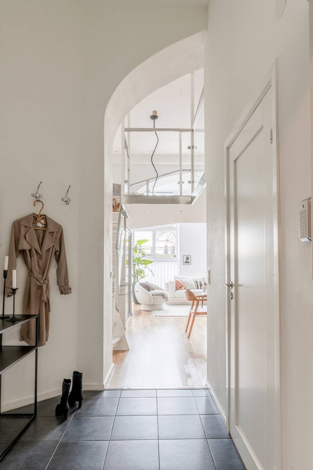 entrée appartement en duplex