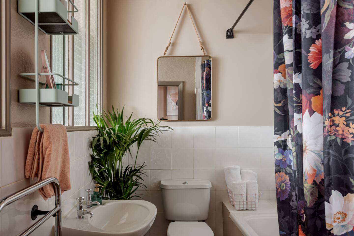 salle de bain vintage appartement 40m2