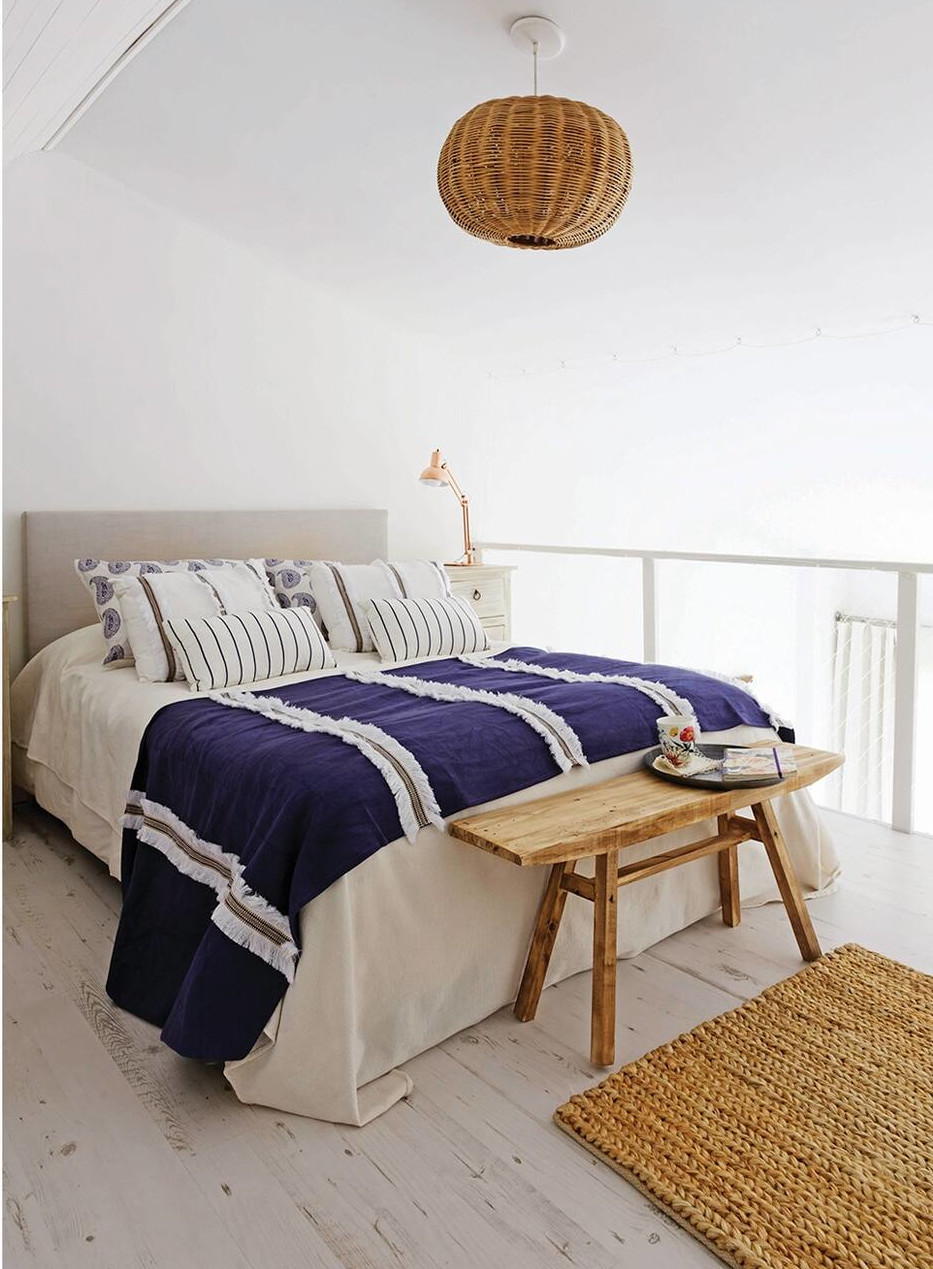 chambre sur mezzanine appartement 57m2 en duplex 
