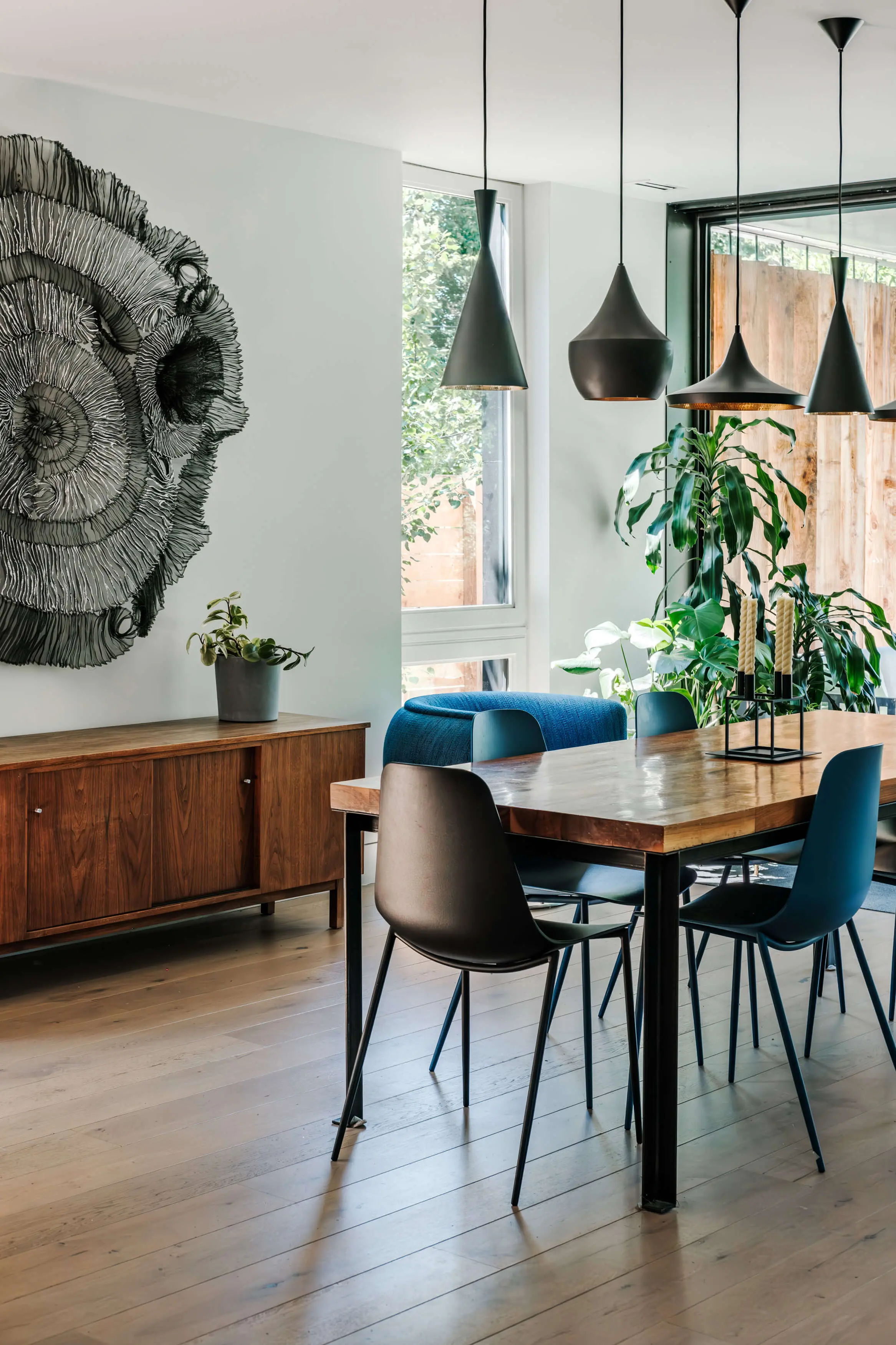 salle à manger maison contemporaine