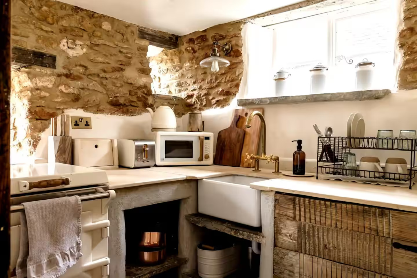 cuisine maison en pierres cottage Cotswolds Angleterre Hoo Cottage cuisine maison en pierres cottage Cotswolds Angleterre Hoo Cottage