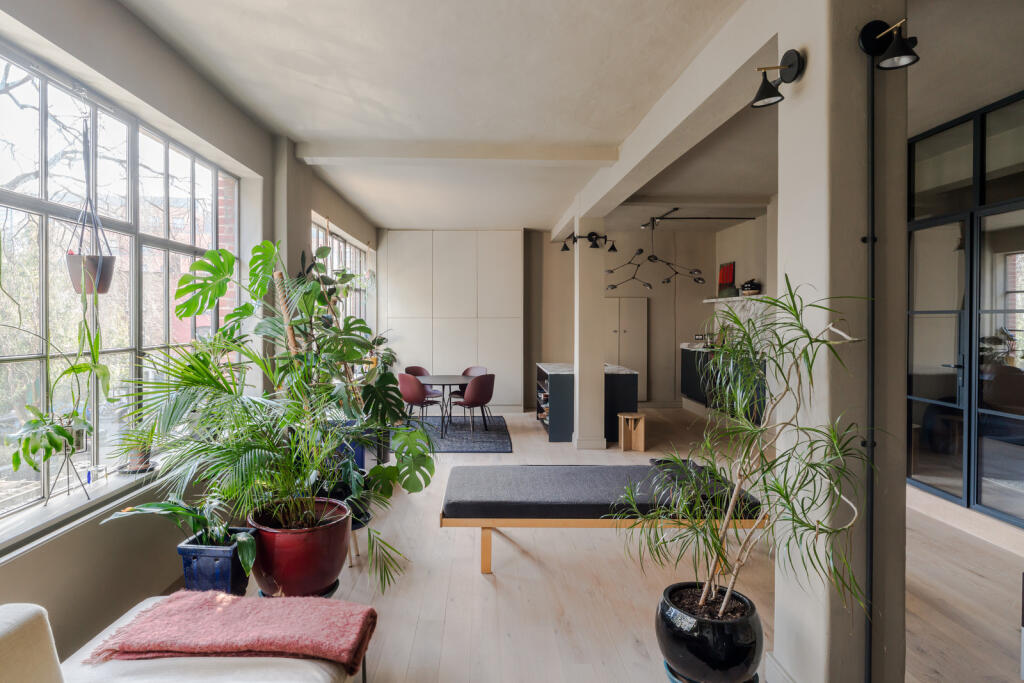 salon appartement loft 116m2
