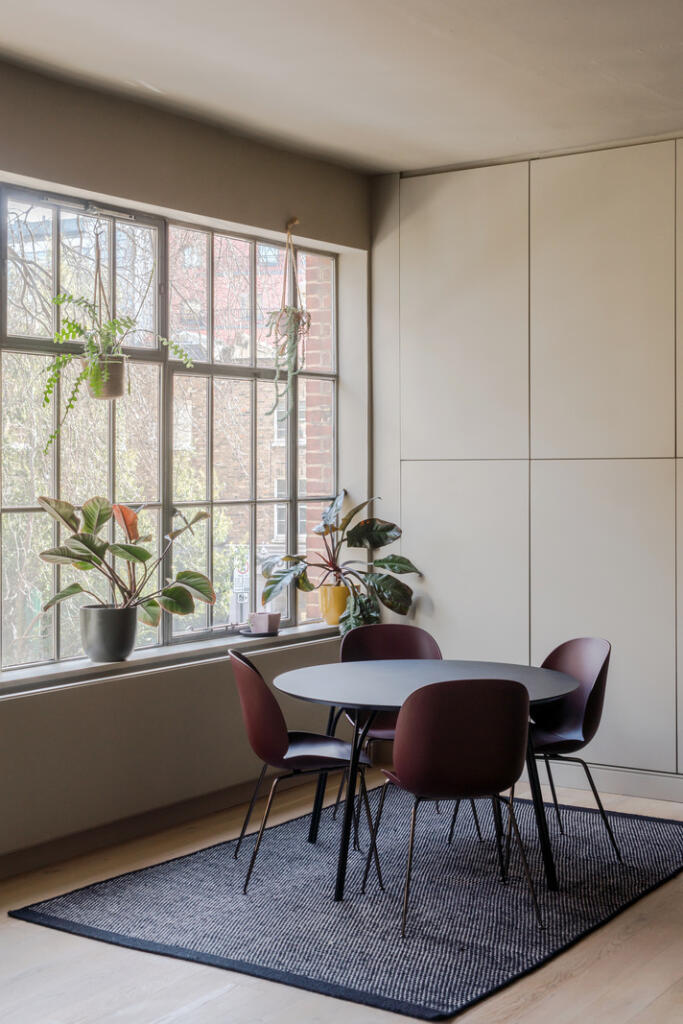 salle à manger appartement loft 116m2