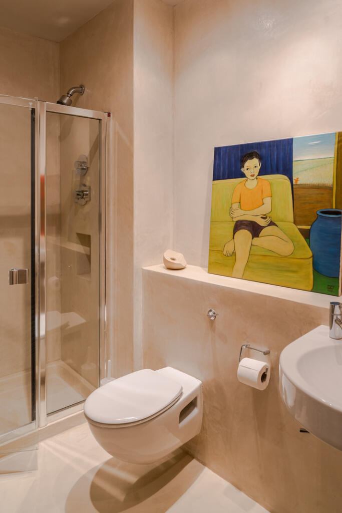 salle de bain beige