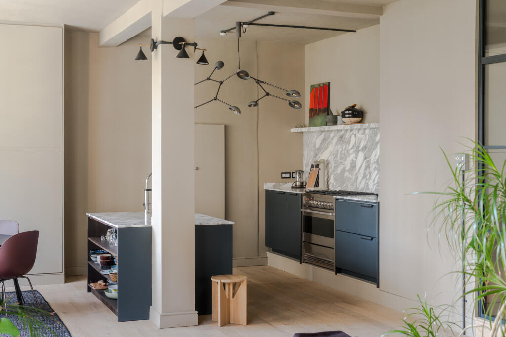 cuisine ouverte Reform appartement loft 116m2