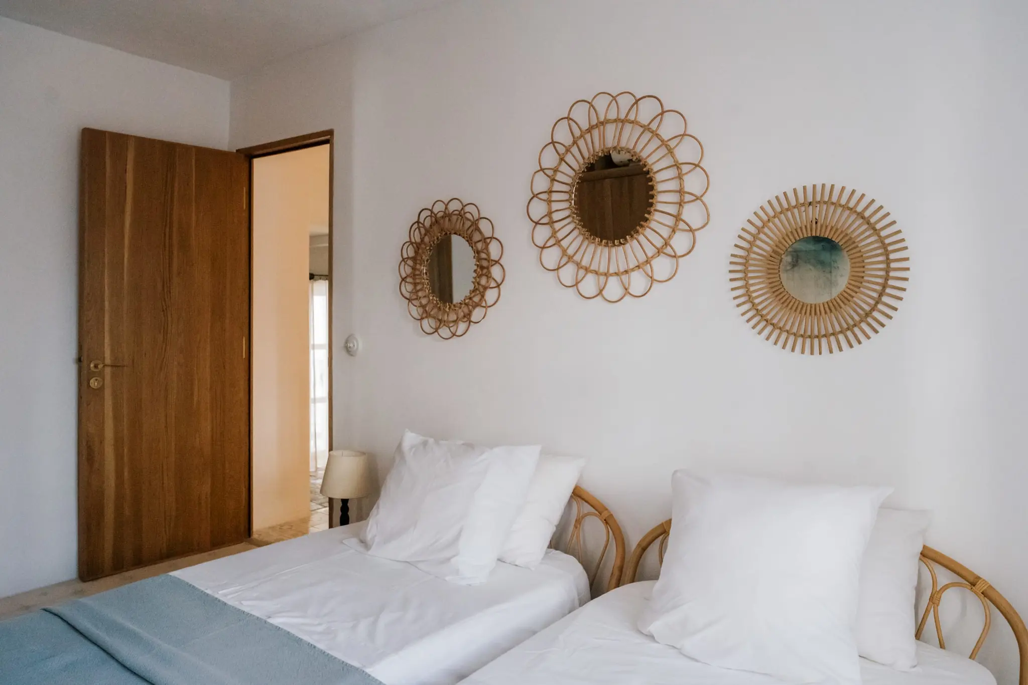 chambre décoration naturelle et rustique chic