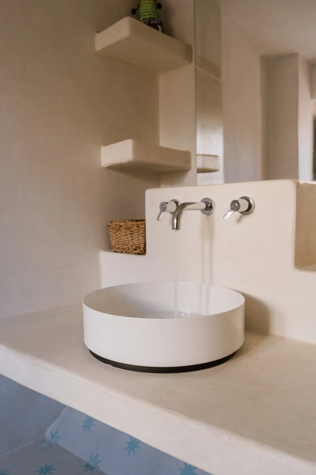salle de bain rustique chic