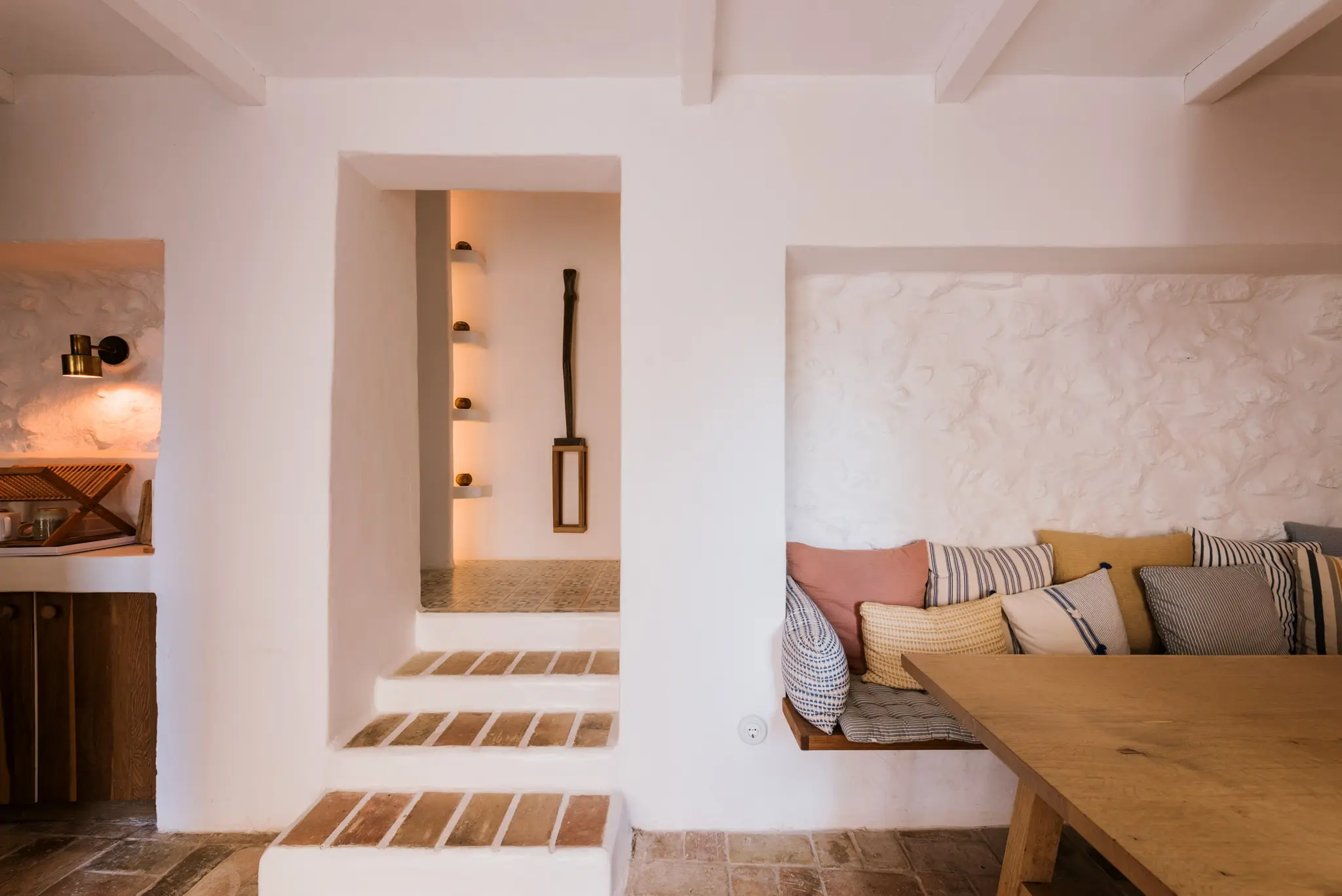 cuisine et salle à manger maison Ibiza