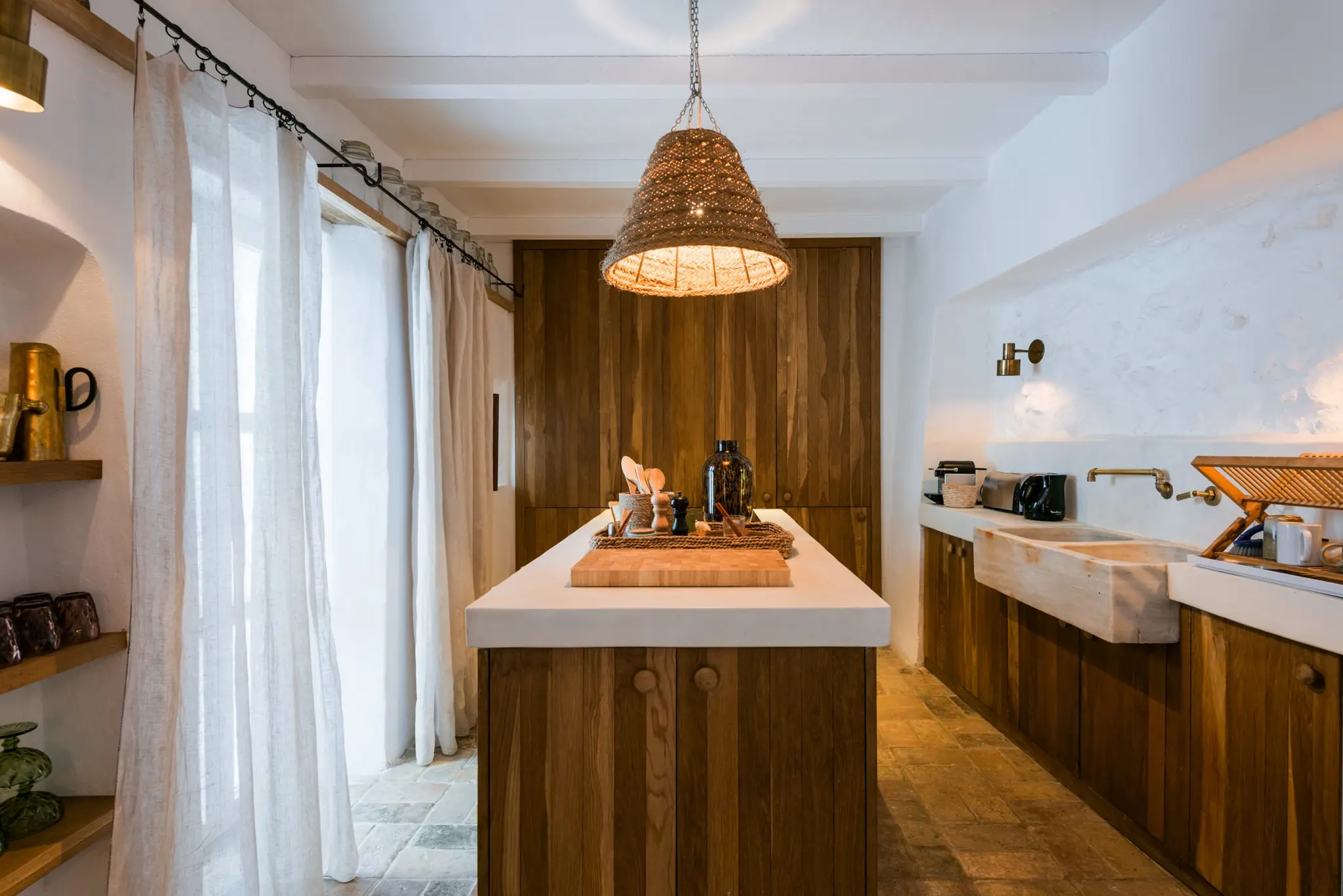 cuisine rustique maison Ibiza