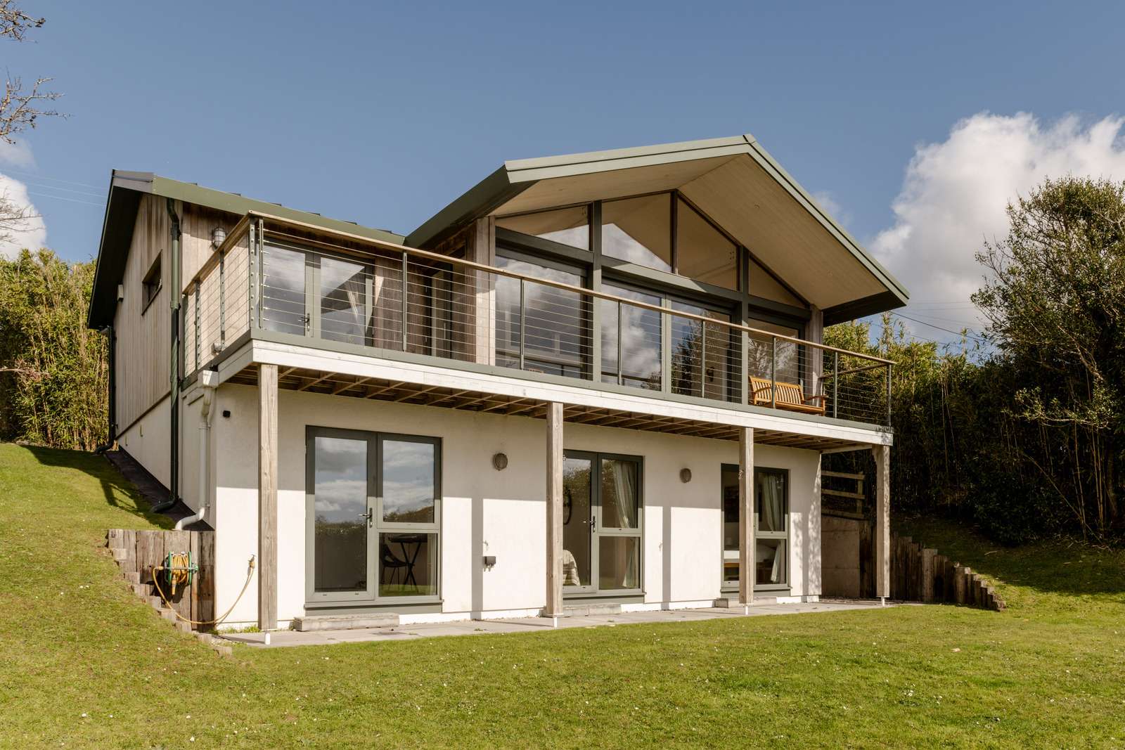 maison contemporaine près de la mer Pays de Galles