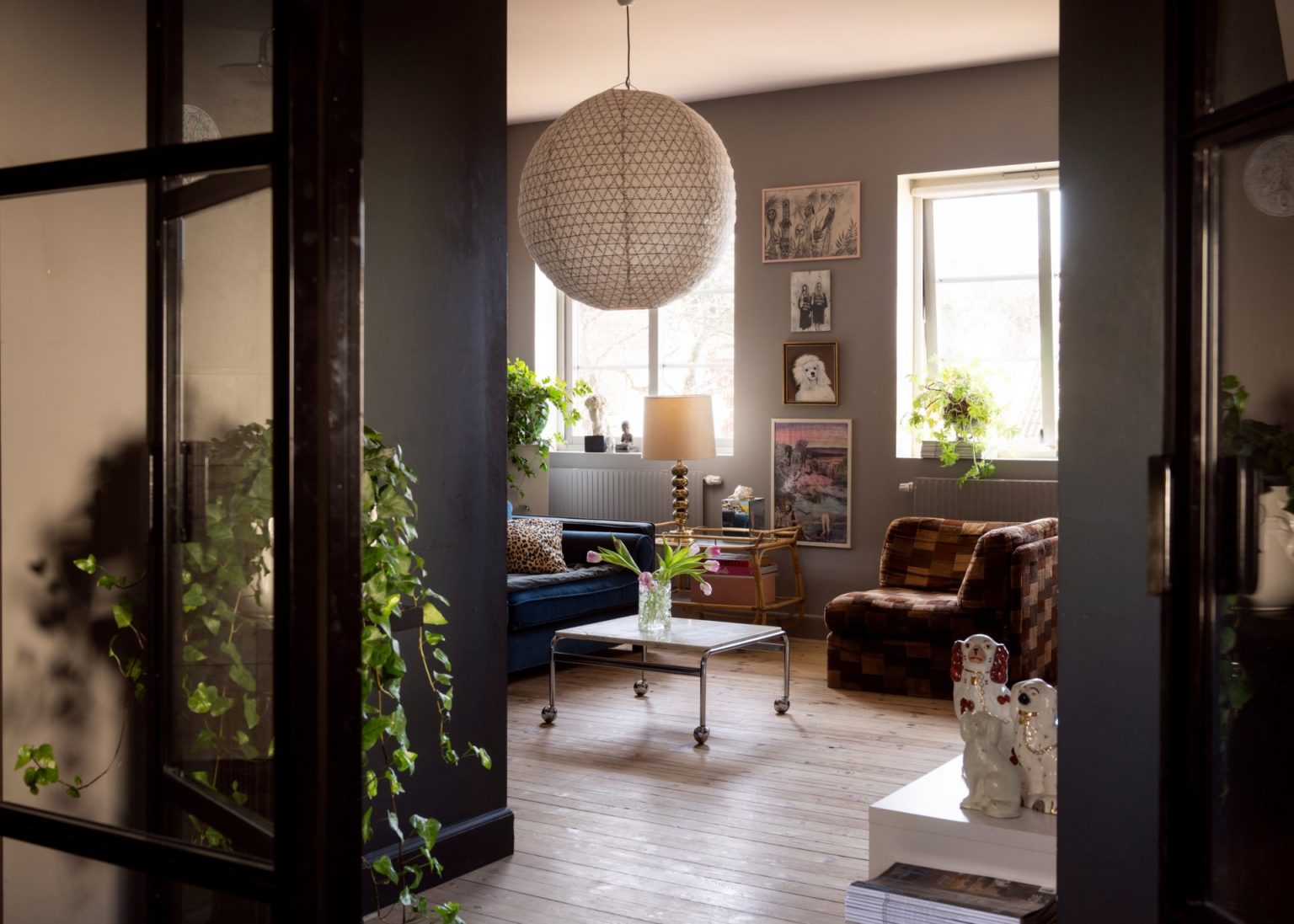 salon décoration vintage