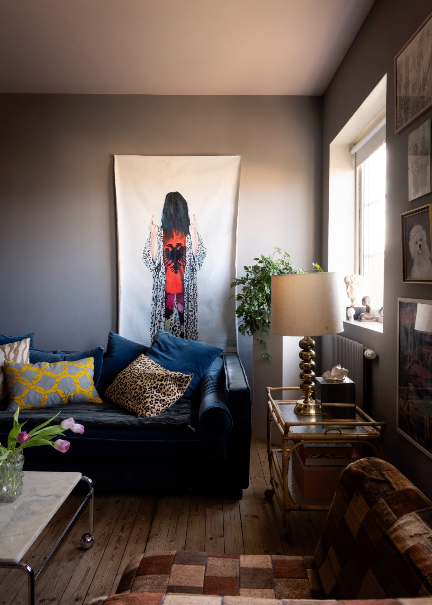 salon décoration vintage