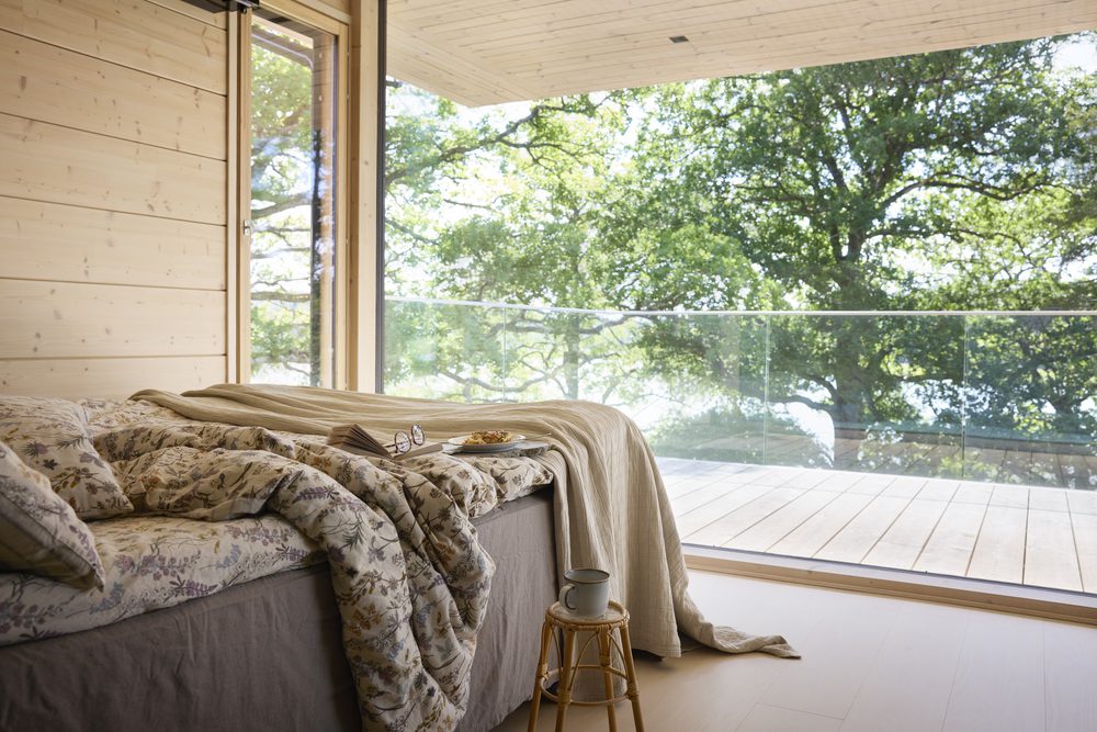 chambre baie vitrée Honka chambre baie vitrée Honka
