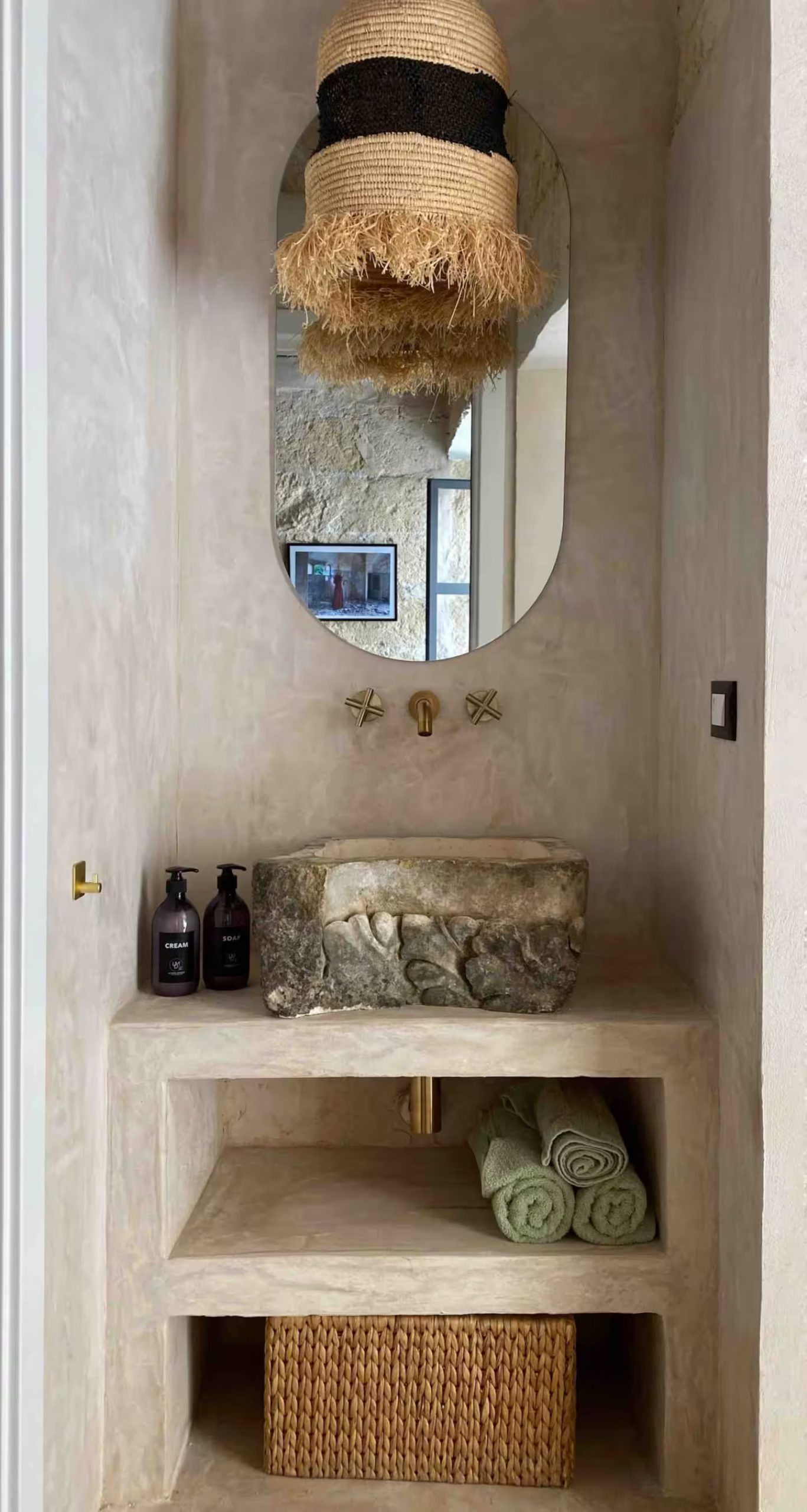 salle de bain rustique chic maison Musa Aqua salle de bain rustique chic maison Musa Aqua