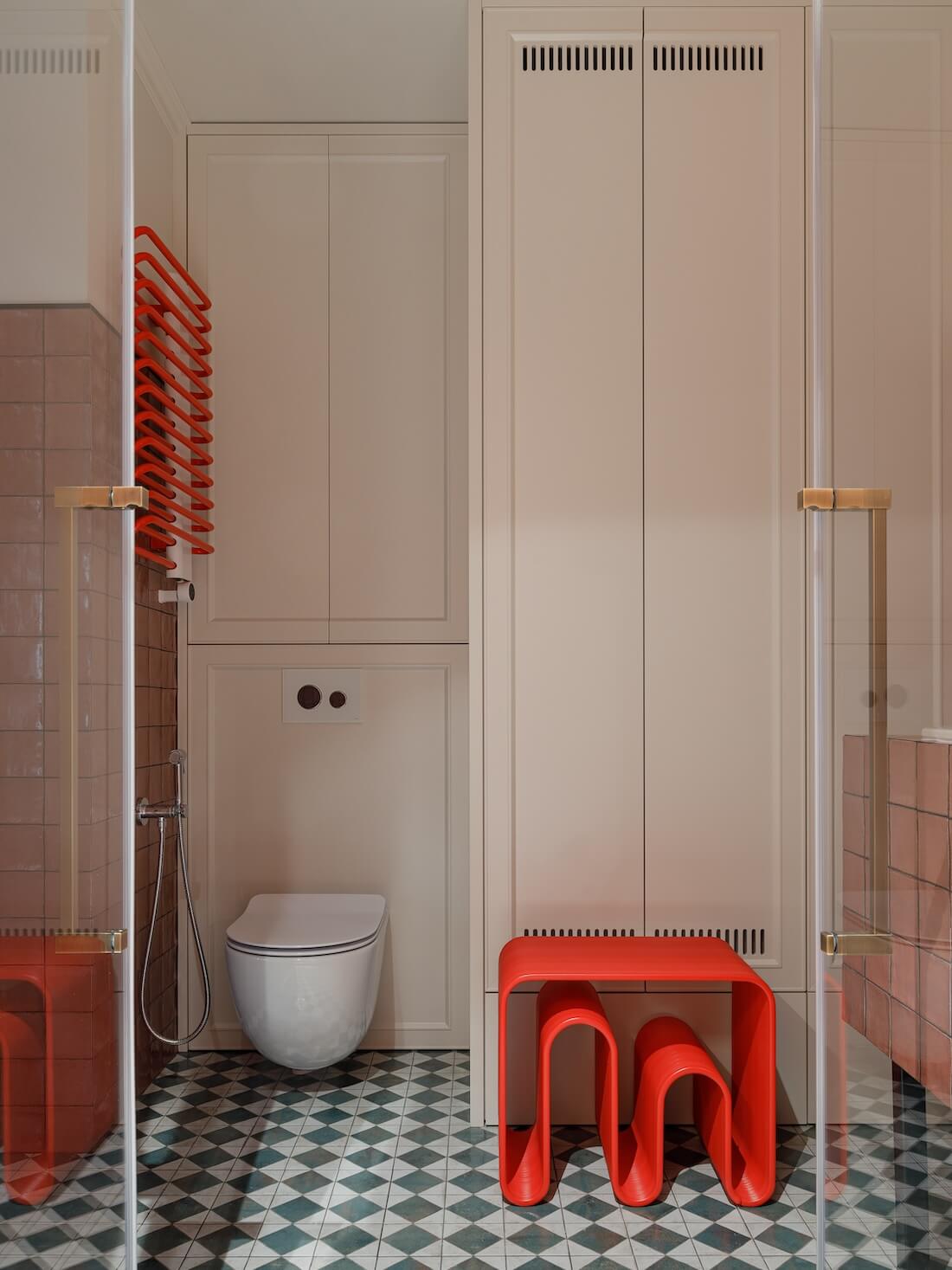 salle de bain carrelage rose sol damier salle de bain carrelage rose sol damier