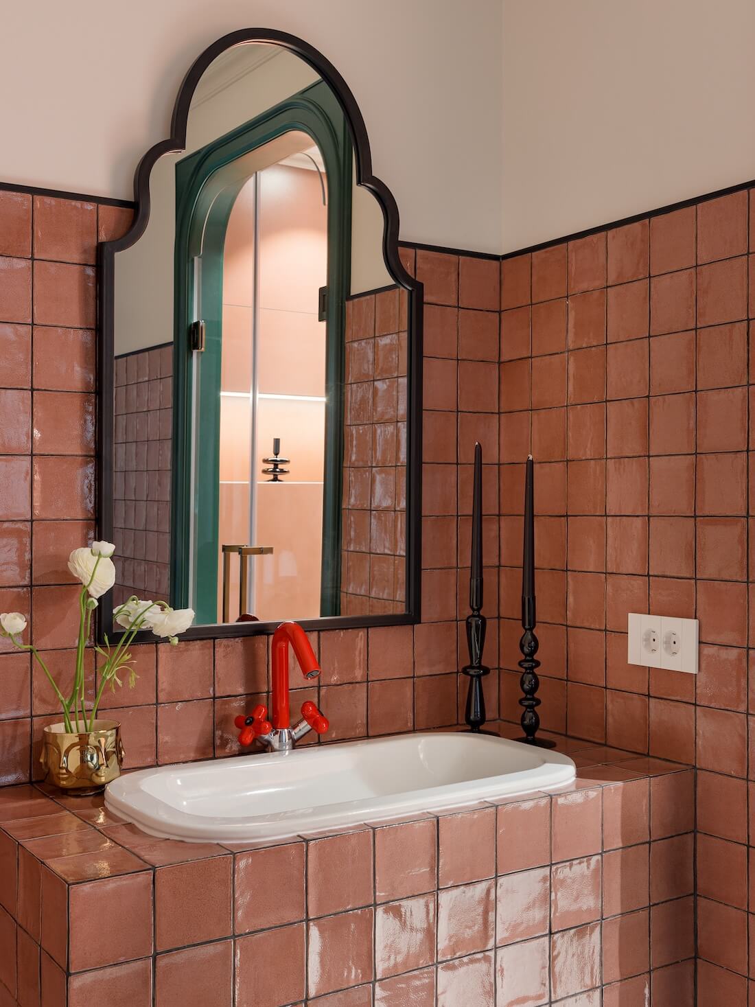 salle de bain carrelage rose sol damier salle de bain carrelage rose sol damier
