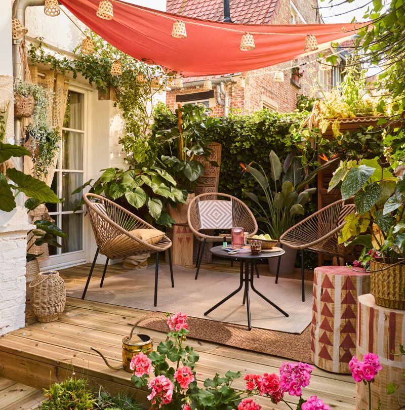 terrasse avec voile d terrasse avec voile d'ombrage