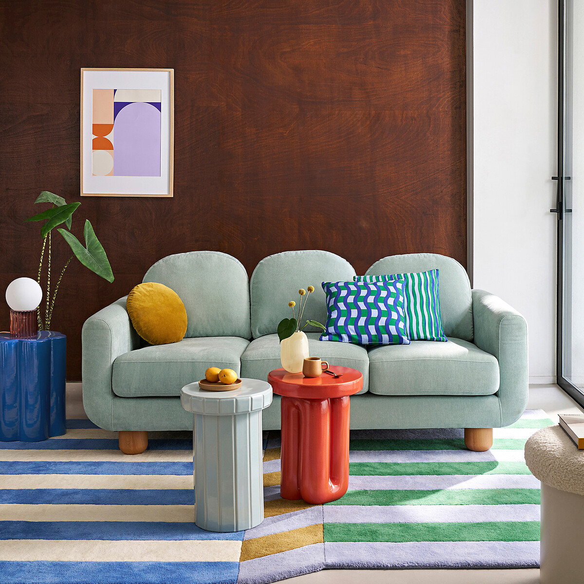salon décoration colorée nouveau catalogue La Redoute Intérieurs 2025