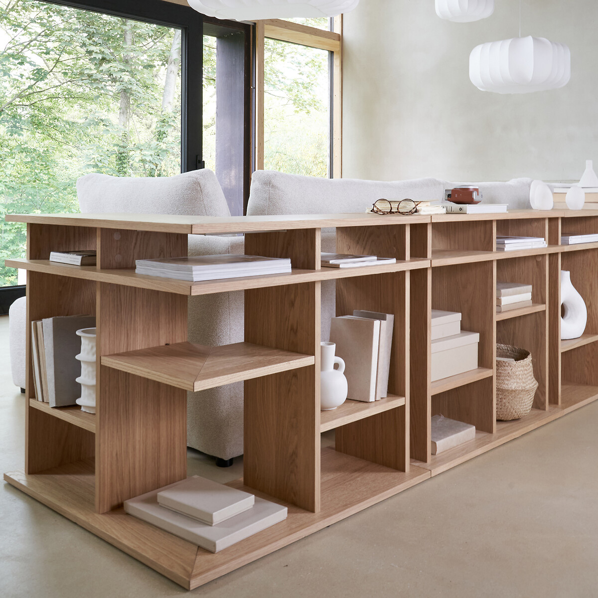 étagère dos de canapé nouveau catalogue La Redoute Intérieurs 2025
