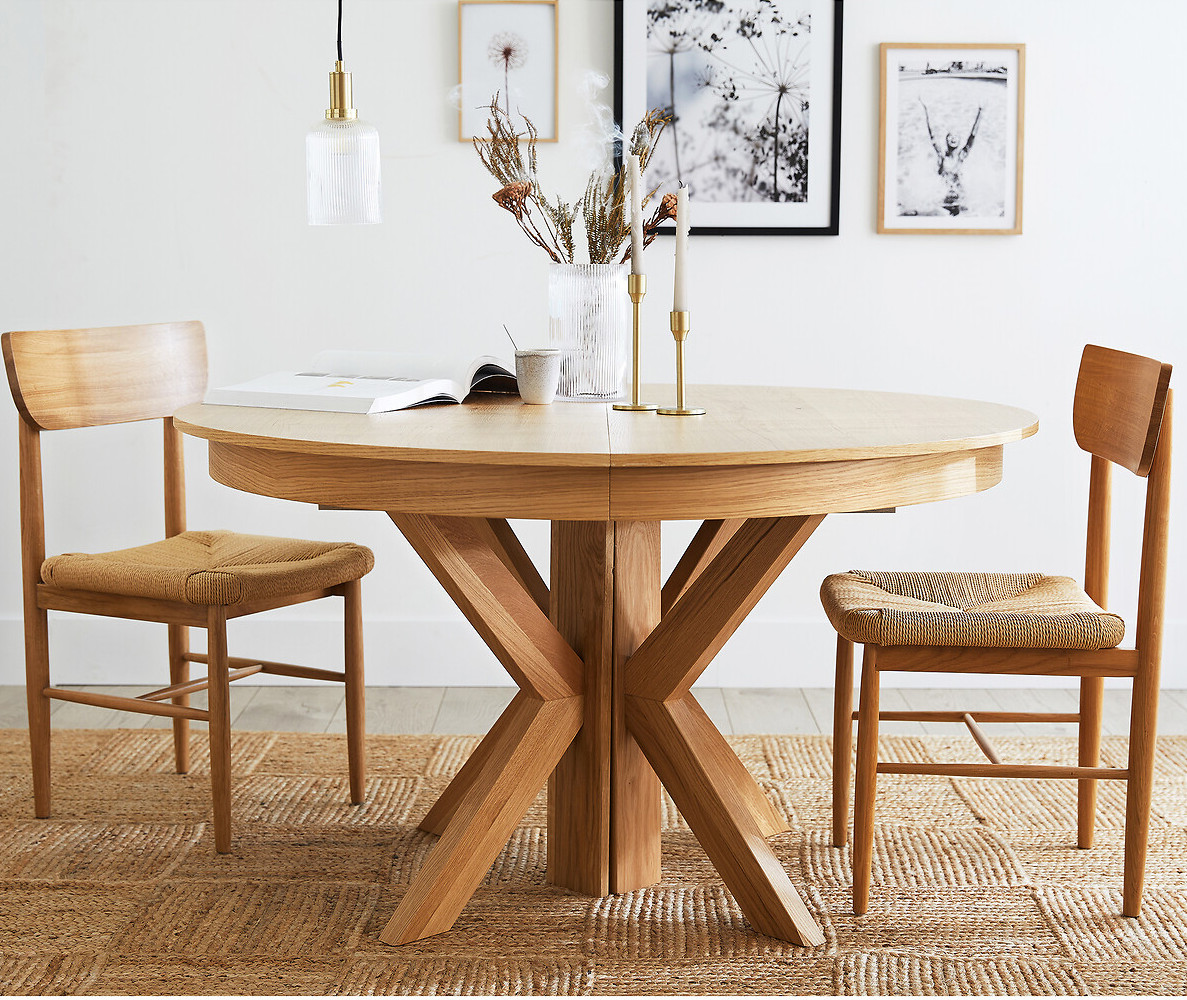 salle à manger table ronde bois