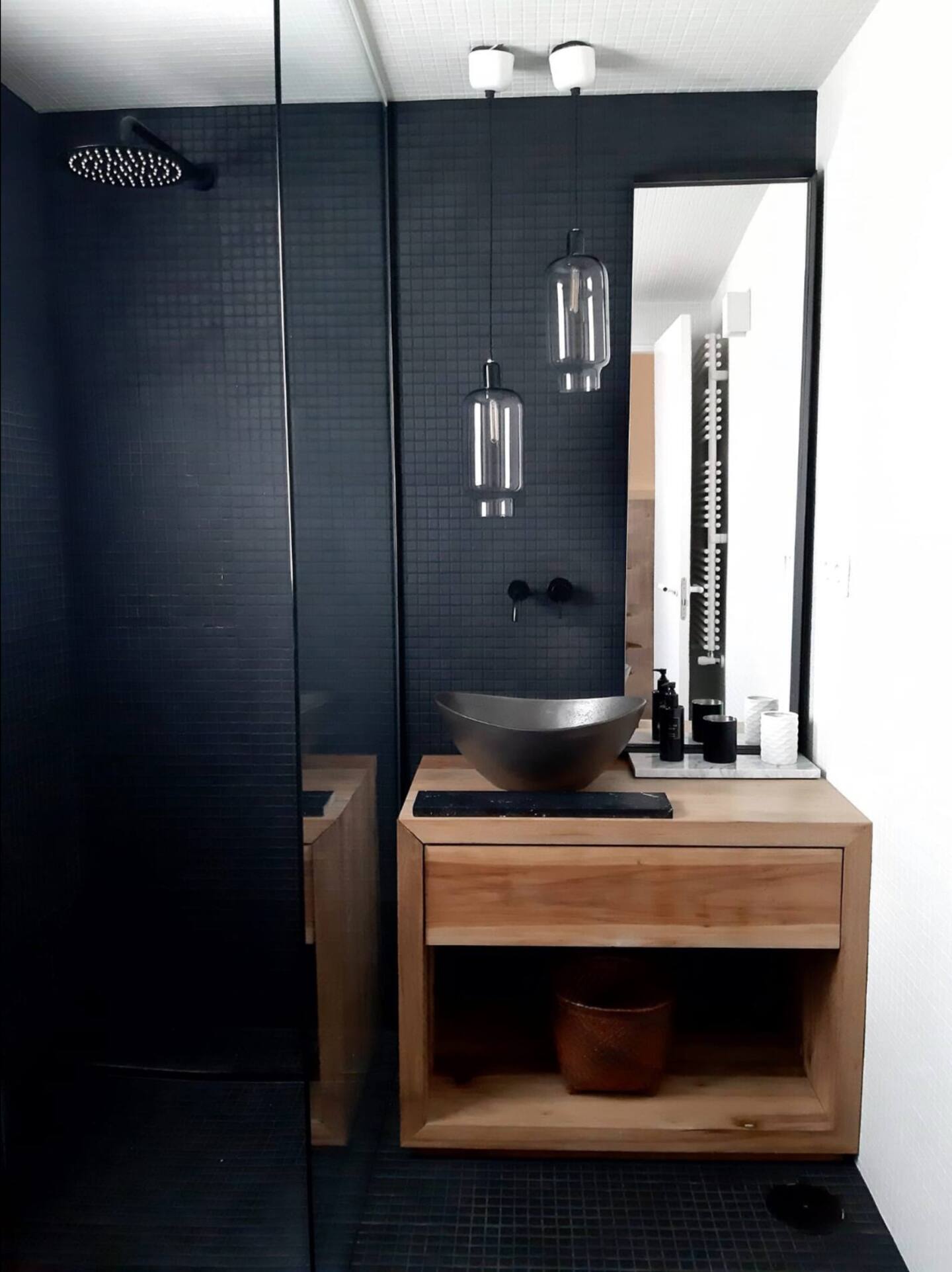 salle de bain petits carreaux anthracite salle de bain petits carreaux anthracite