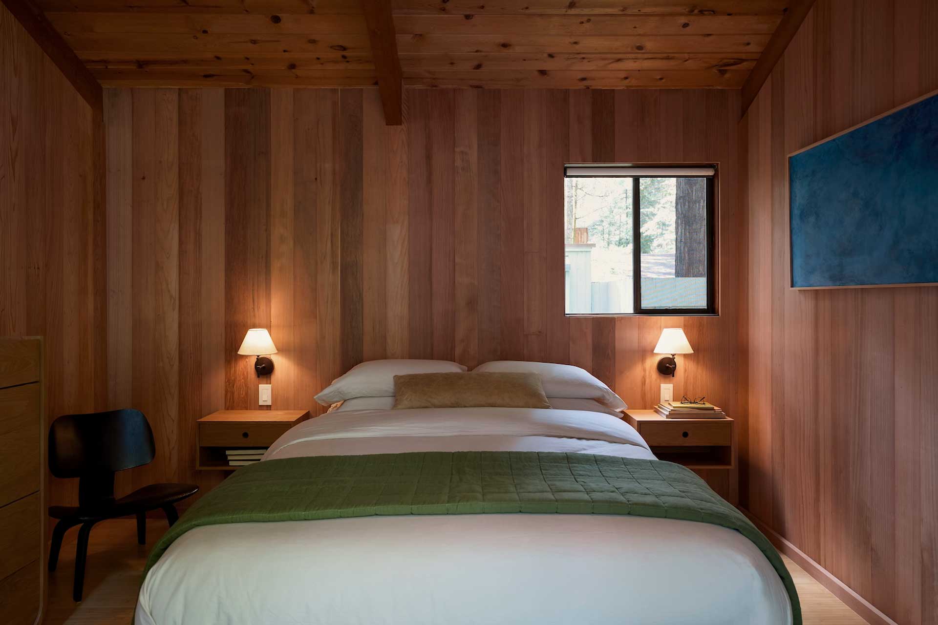 chambre maison en bois