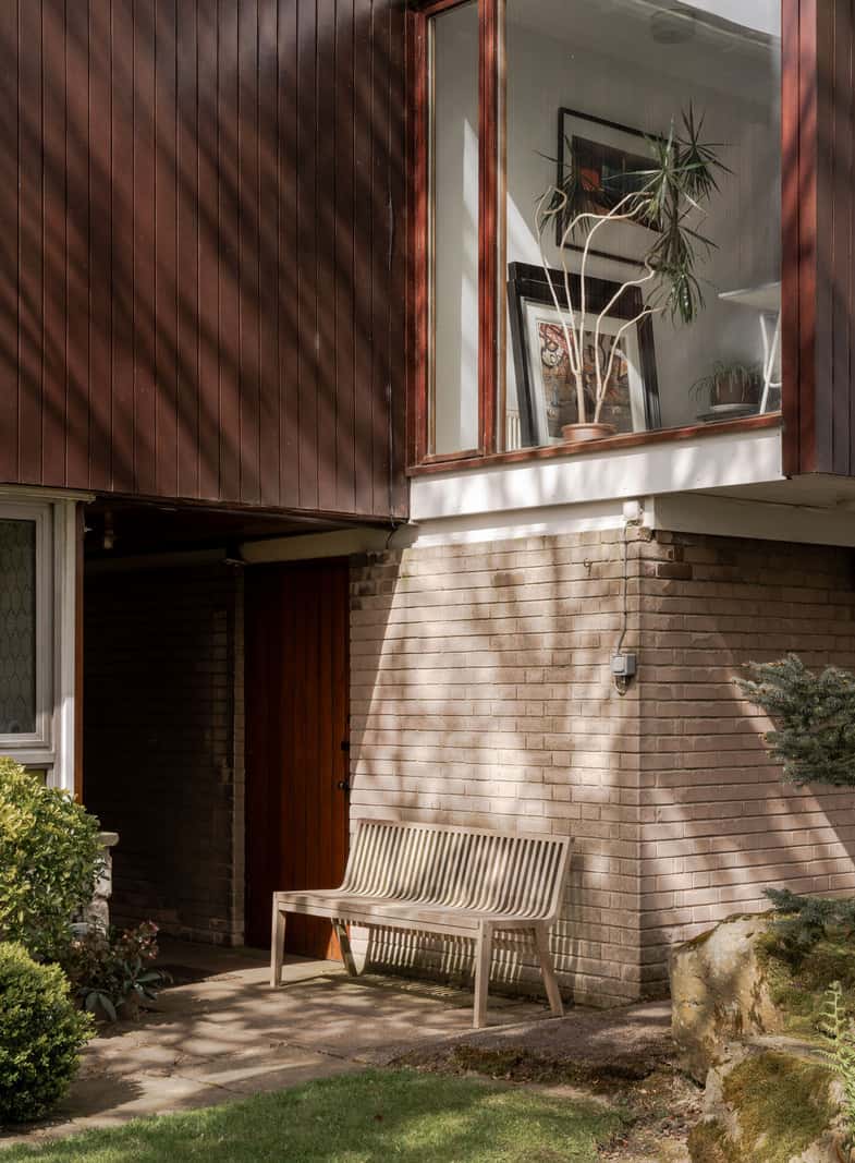 maison par l'architecte Peter Womersley 1954 en Angleterre