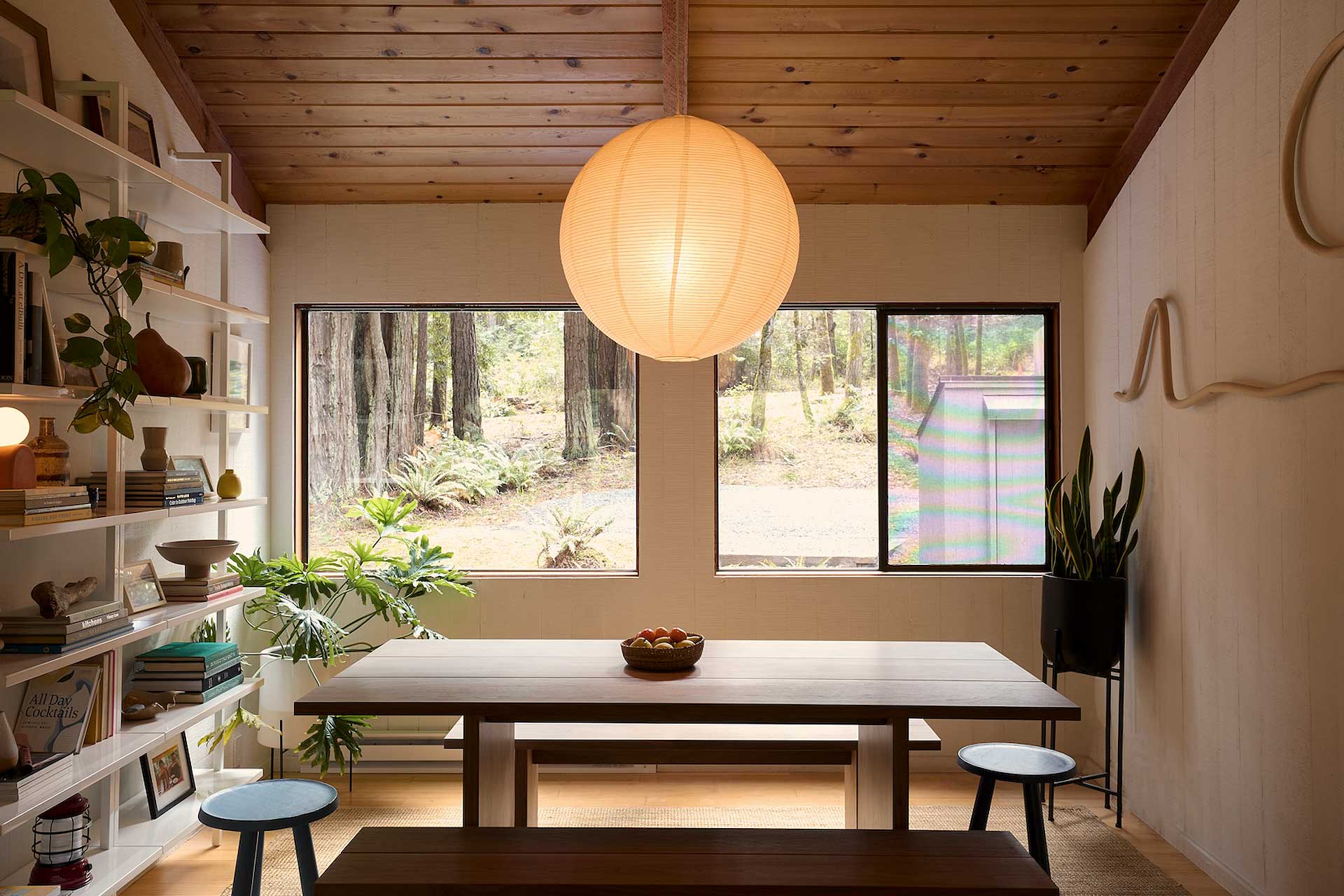 salle à manger décoration contemporaine maison en bois