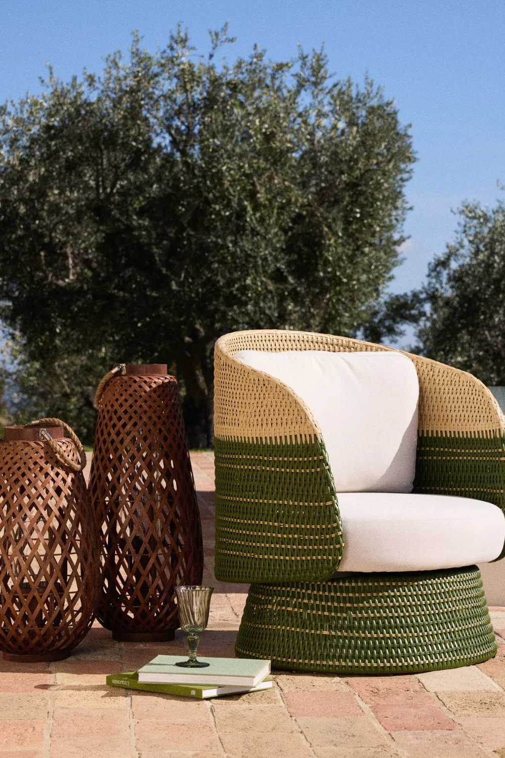 fauteuil design rotin collection maisons du Monde 2025 outdoor