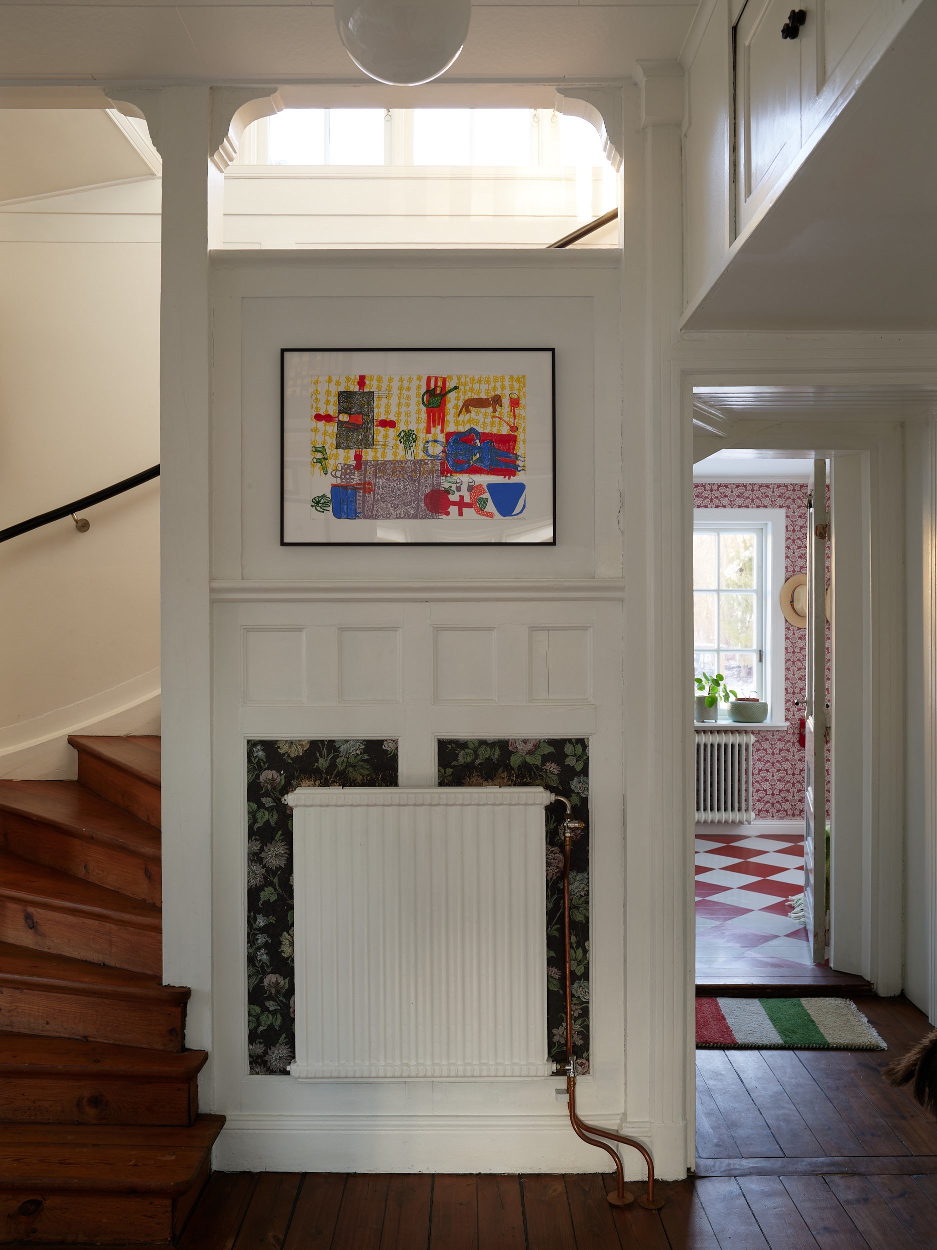 entrée avec escalier