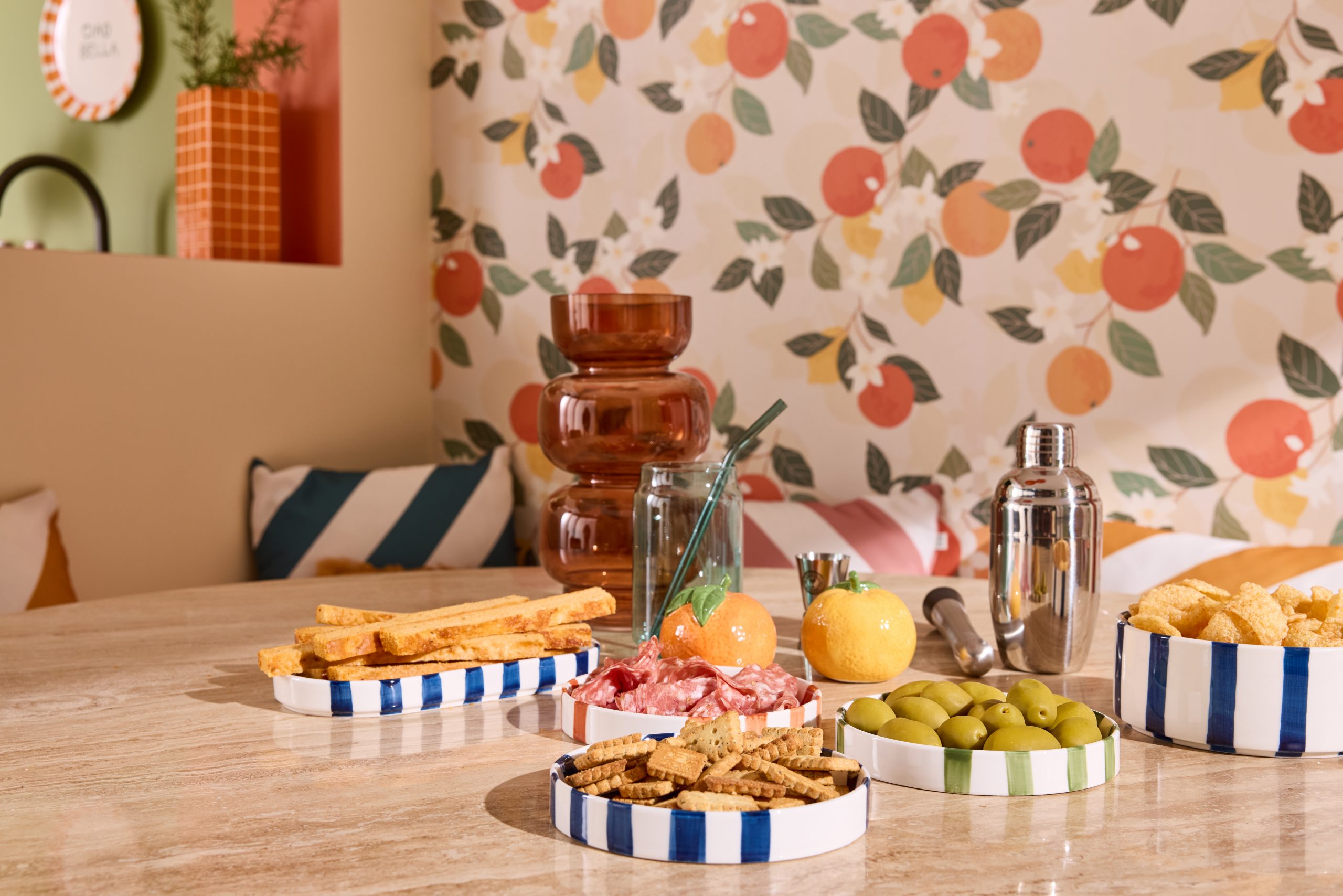 table avec apéritif La Dolce Vita
