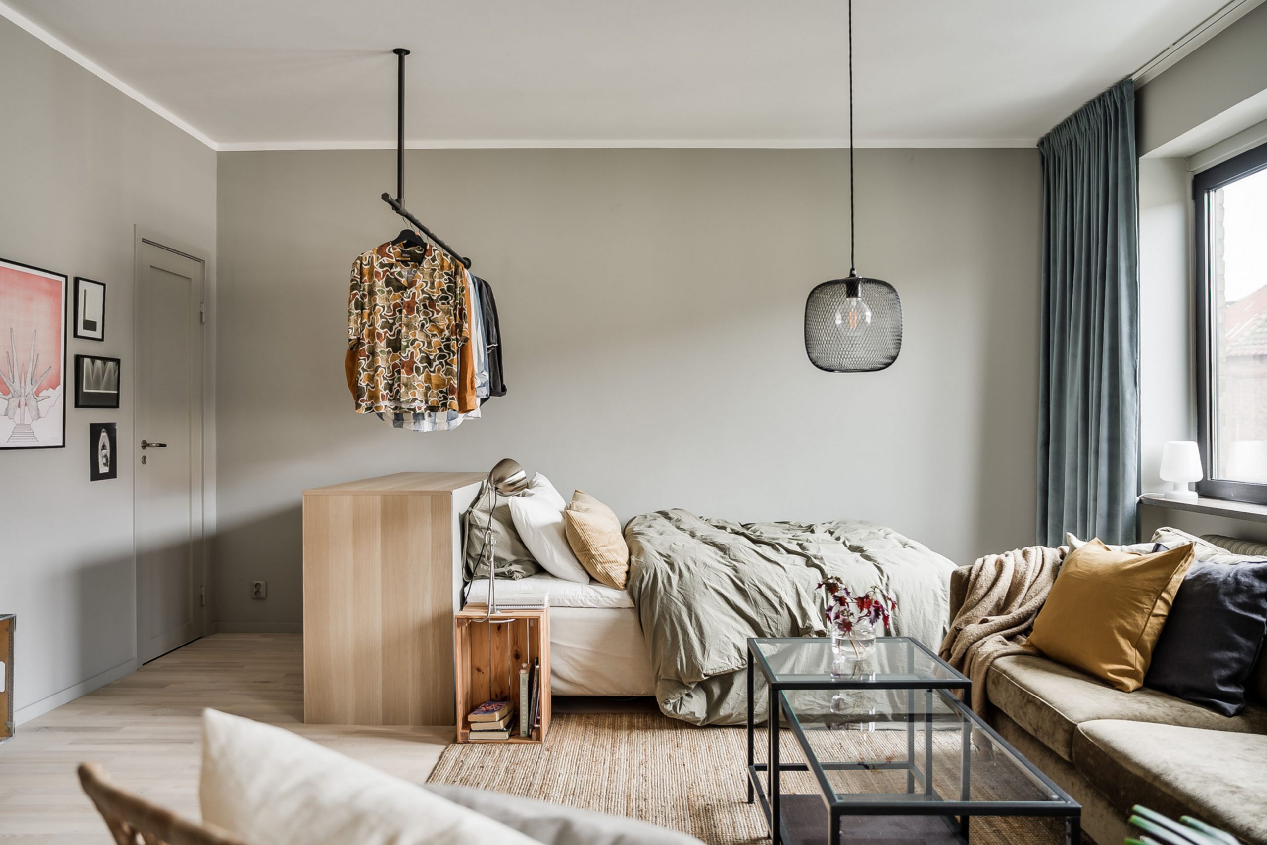 salon et zone chambre studio 37m2 salon et zone chambre studio 37m2