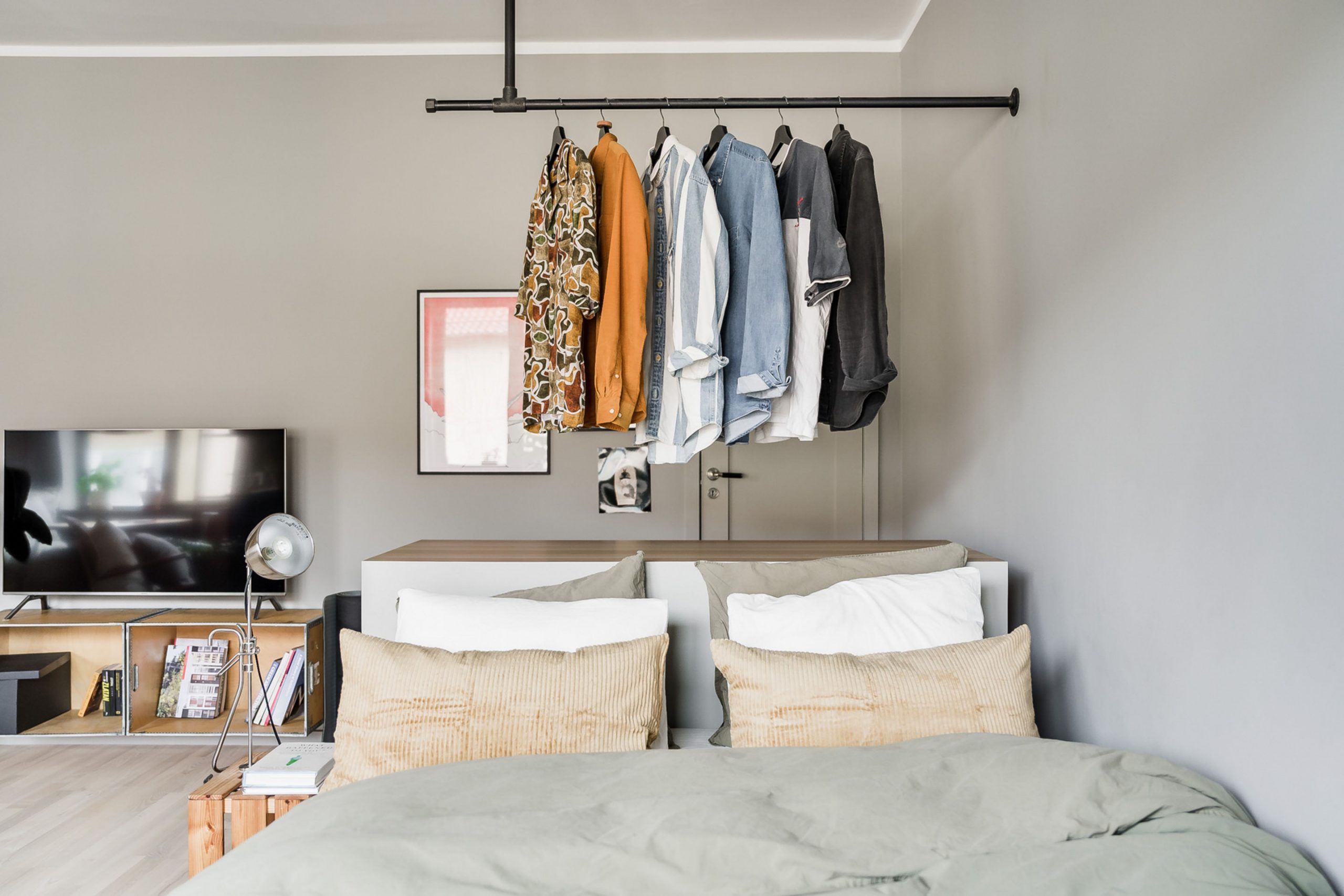 dressing et zone chambre studio 37m2 dressing et zone chambre studio 37m2
