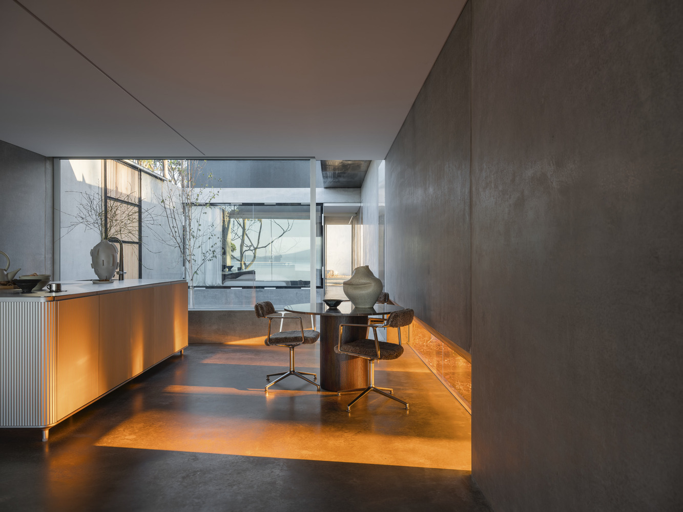salle à manger design et cuisine Vipp
