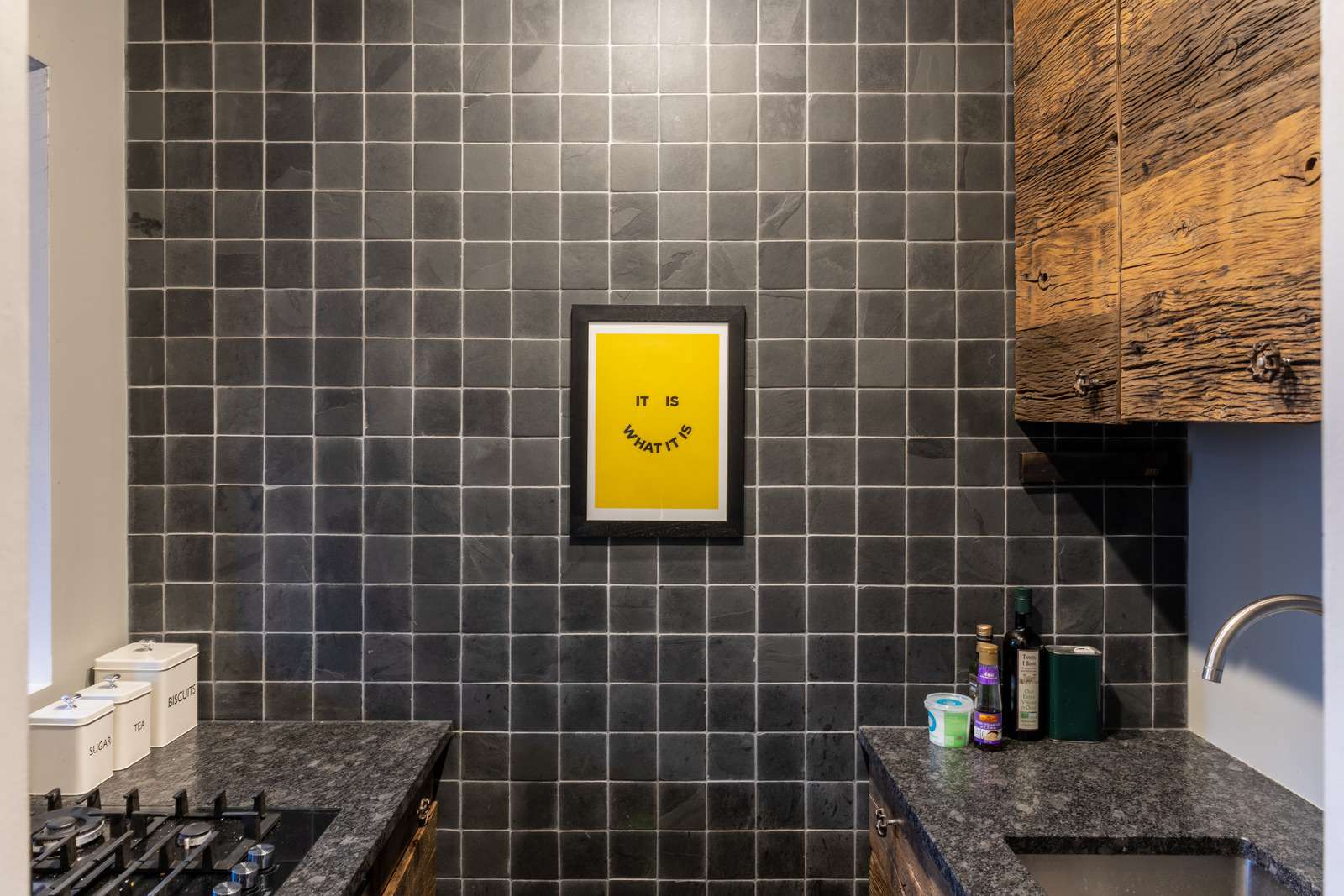 cuisine bois deux-pièces 55m2 ancien à Londres