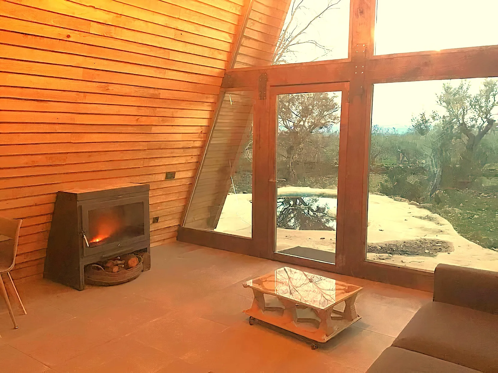 salon maison A-Frame