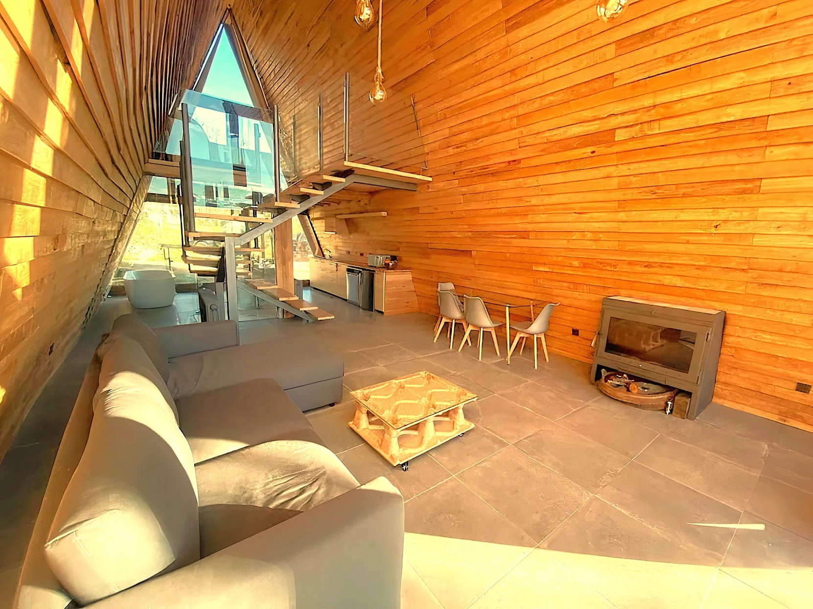 salon maison A-Frame