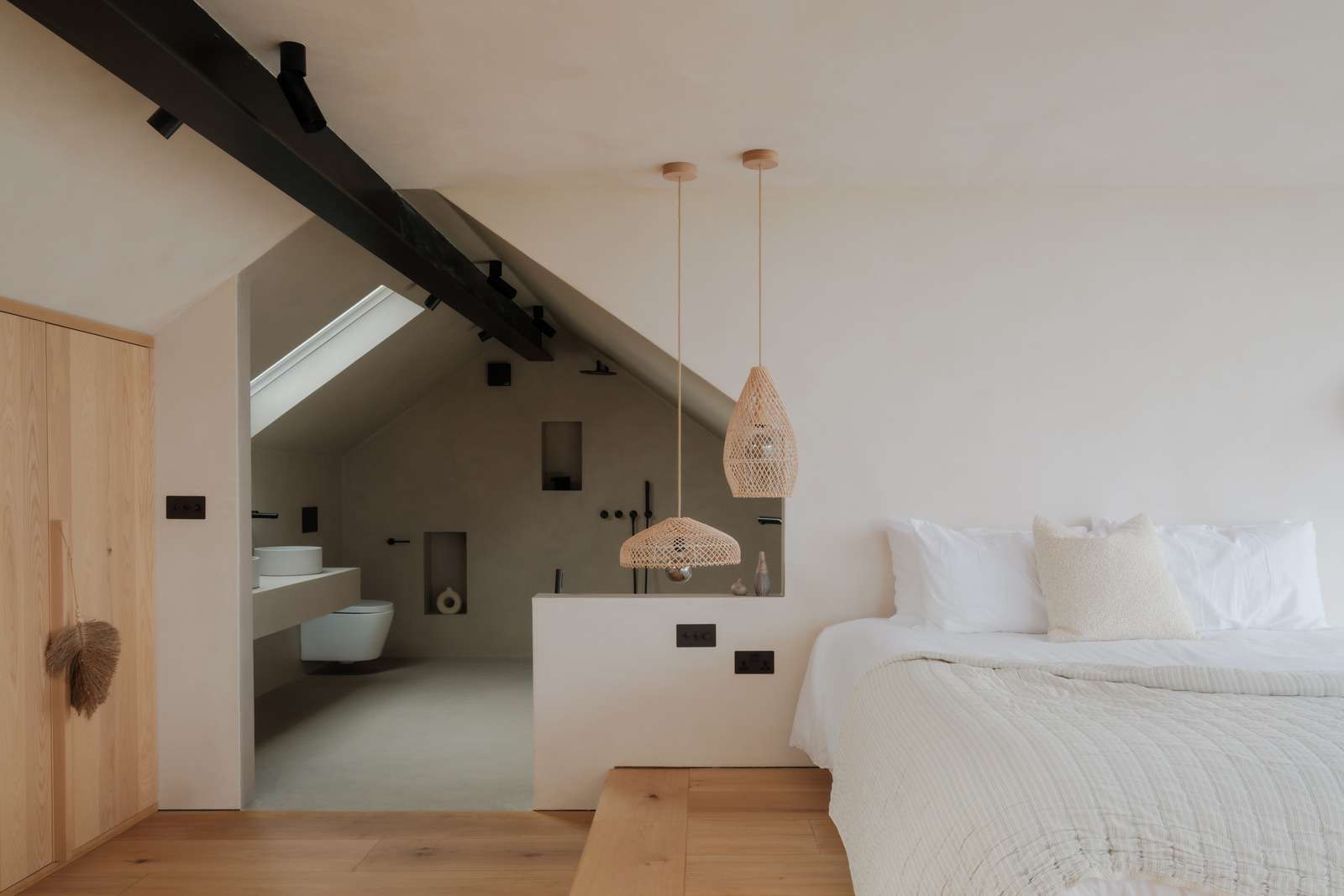 chambre décoration épurée avec salle de bain chambre décoration épurée avec salle de bain