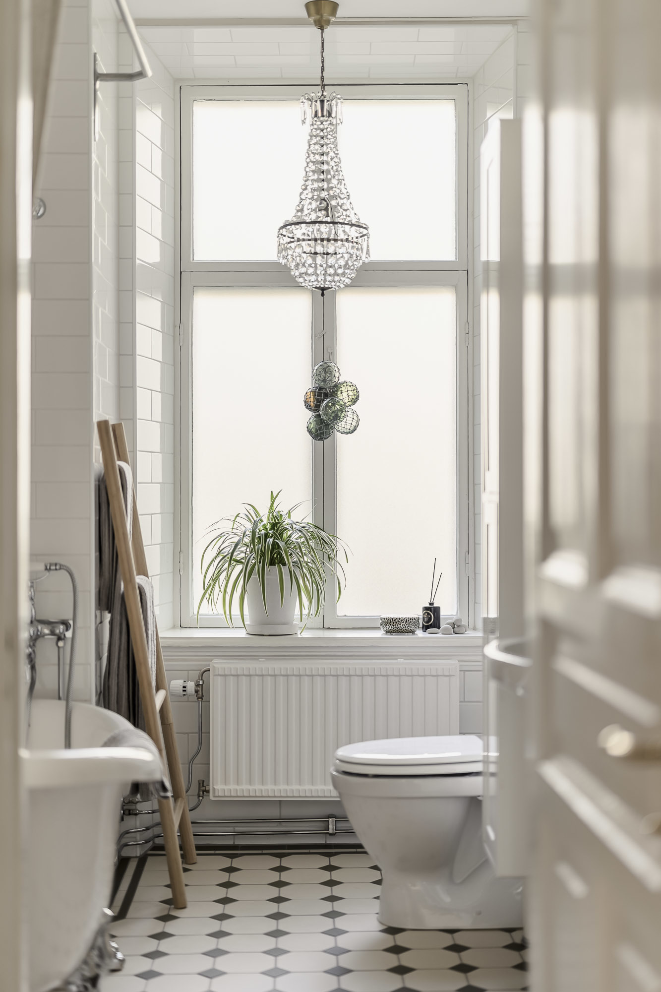 salle de bain rétro