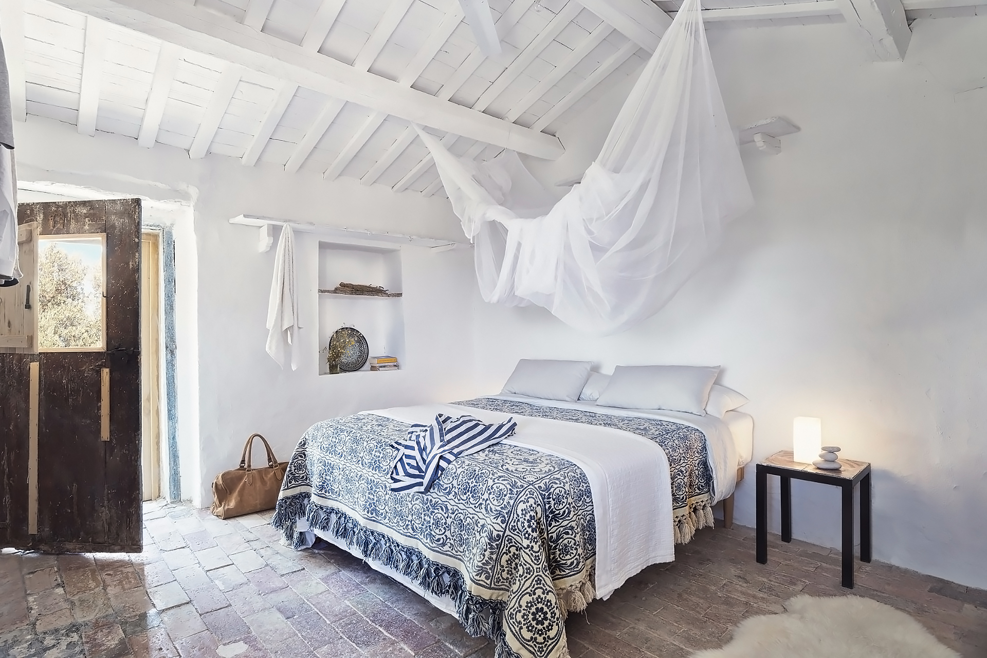 chambre décoration rustique chic 