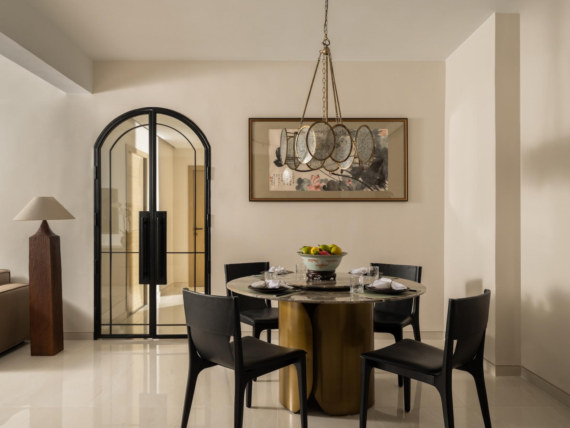 salle à manger décoration contemporaine