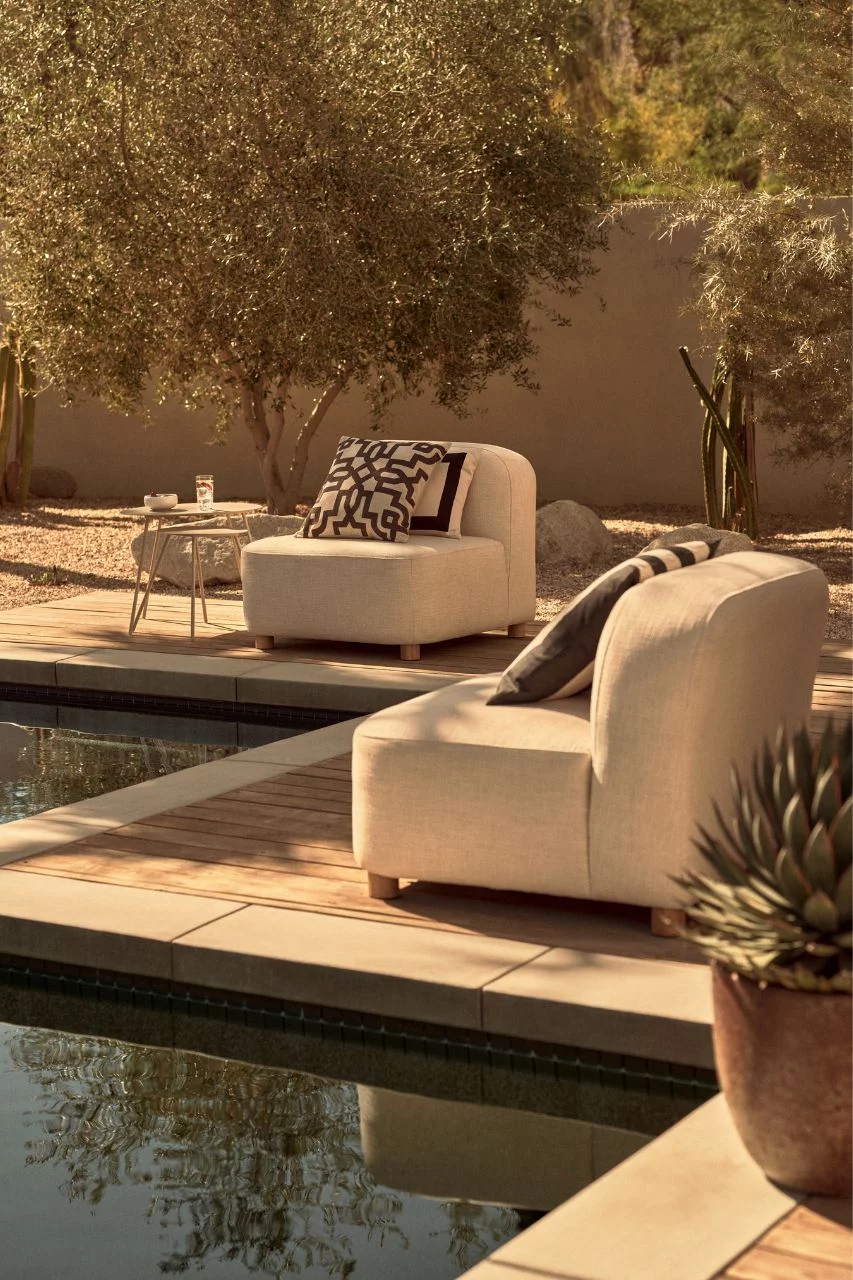 jardin avec piscine nouvelle collection H&M Home
